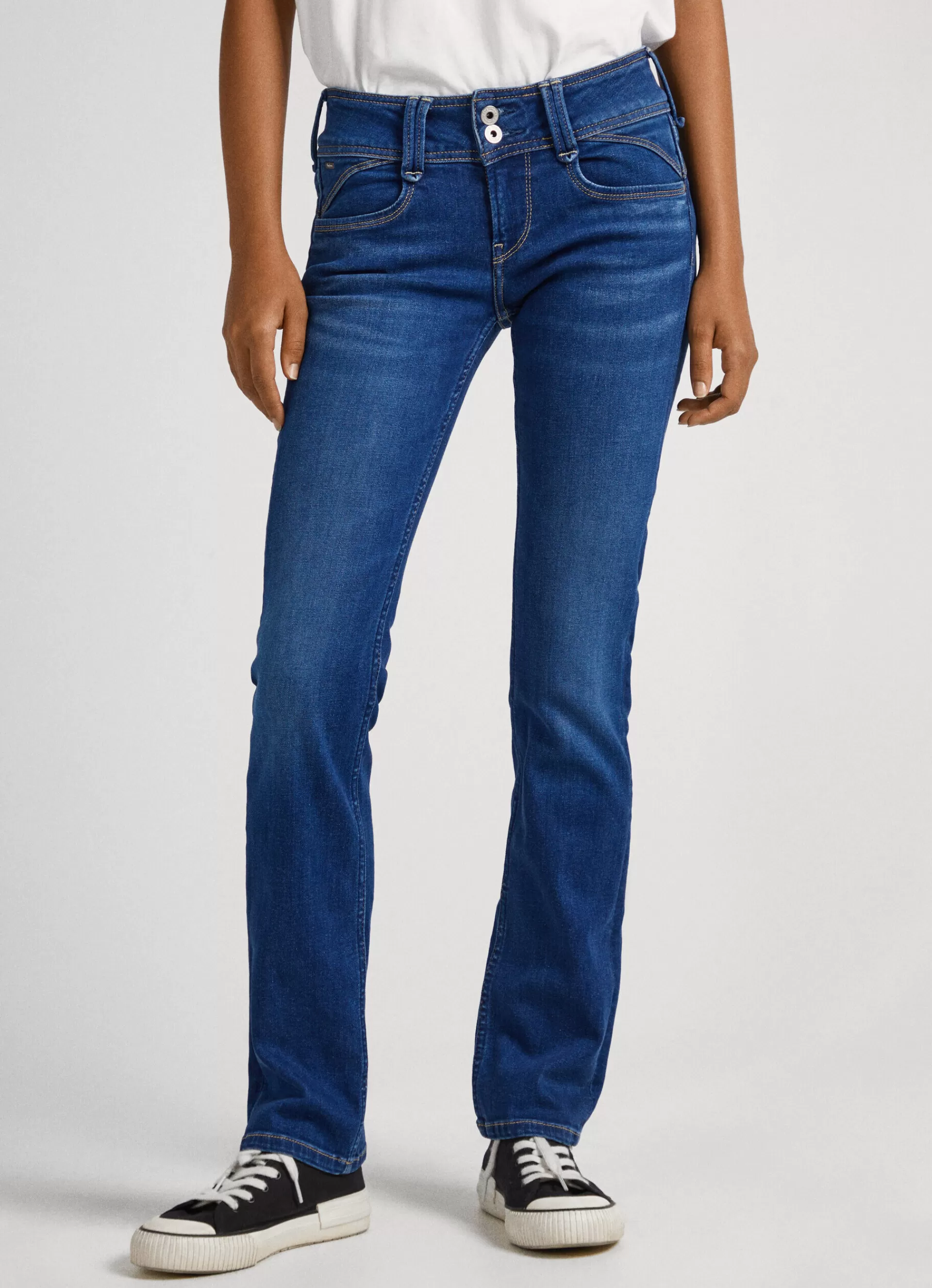 Straight | Jeans*Women Pepe Jeans NEW GEN REGULAR FIT MID-RISE JEANS Denim