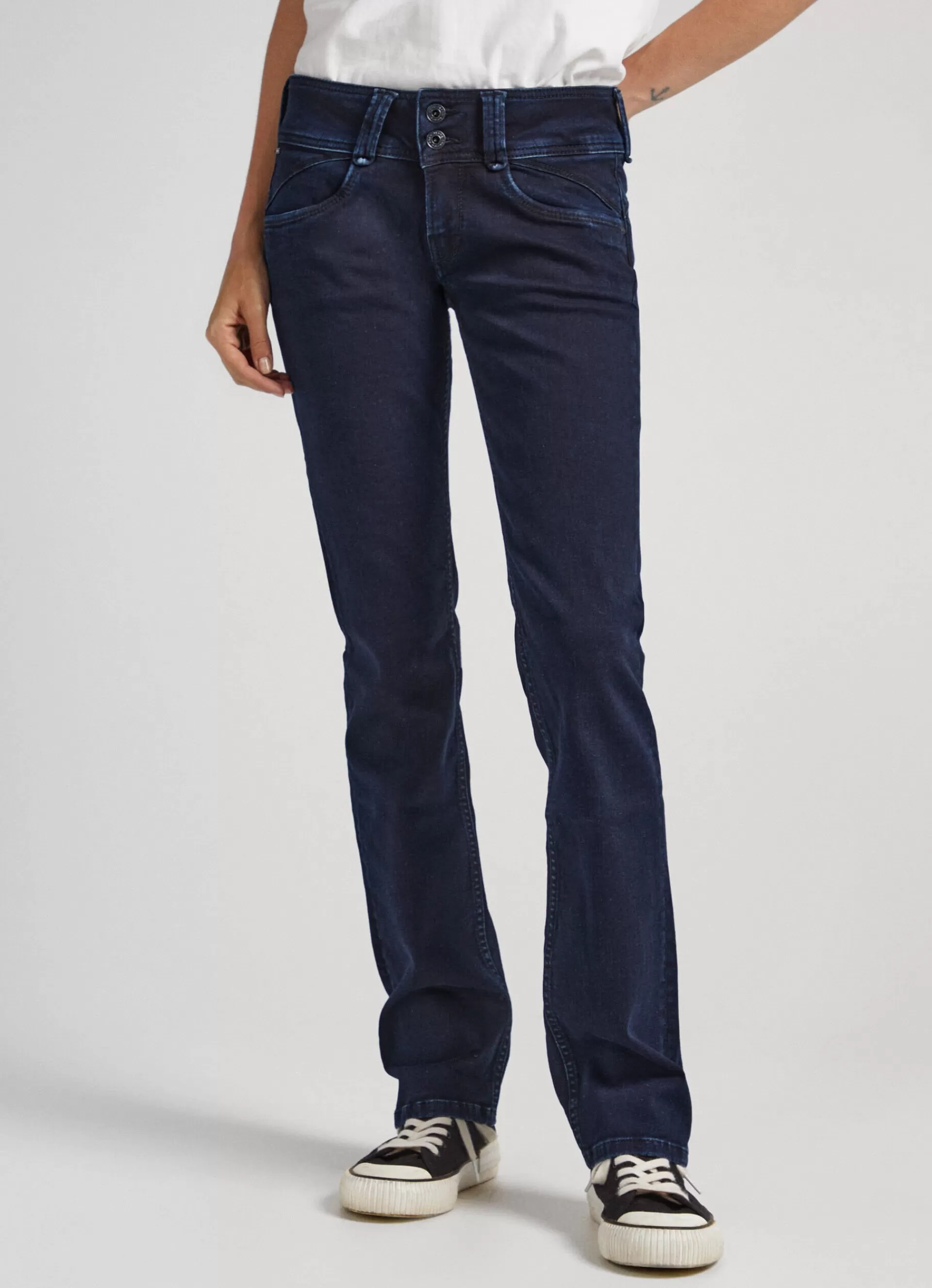 Straight | Jeans*Women Pepe Jeans NEW GEN REGULAR FIT MID-RISE JEANS Denim