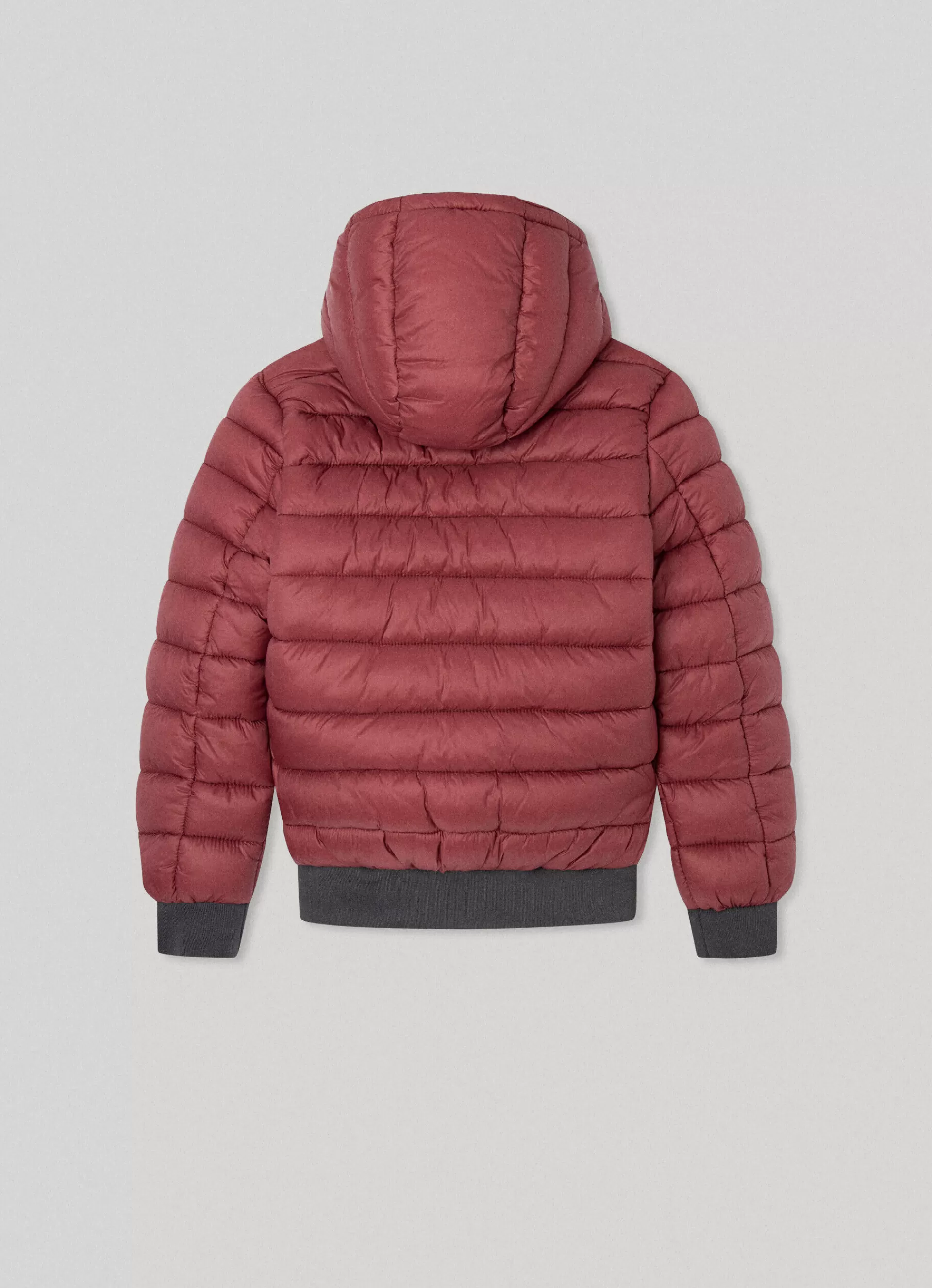 Coats & Jackets*KIDS Pepe Jeans NYLON PUFFER JACKET Burgundy Red