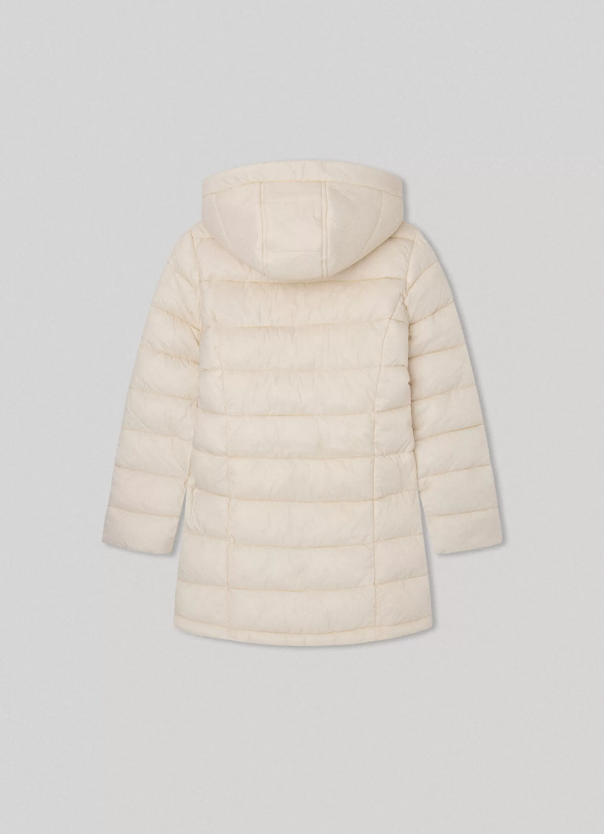 Coats & Jackets*KIDS Pepe Jeans NYLON PUFFER JACKET Mousse White