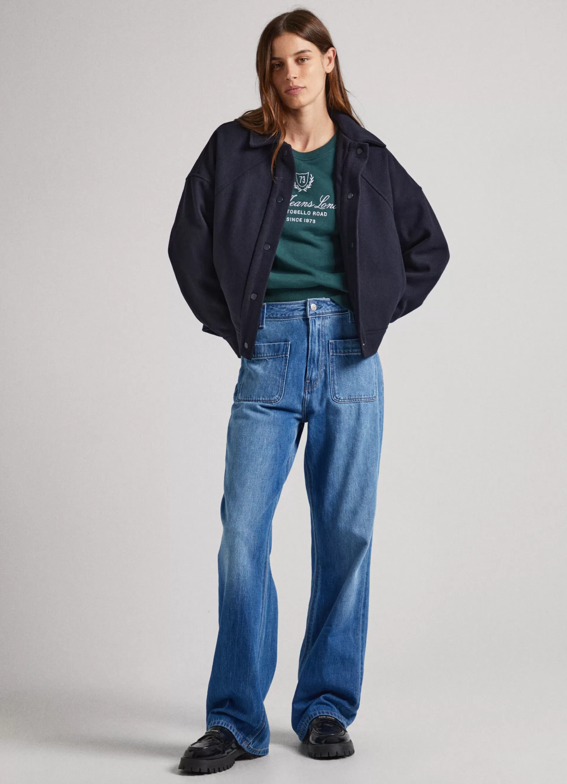 Flare & Bootcut | Jeans*Women Pepe Jeans NYOMI RELAXED FIT HIGH-RISE JEANS Denim