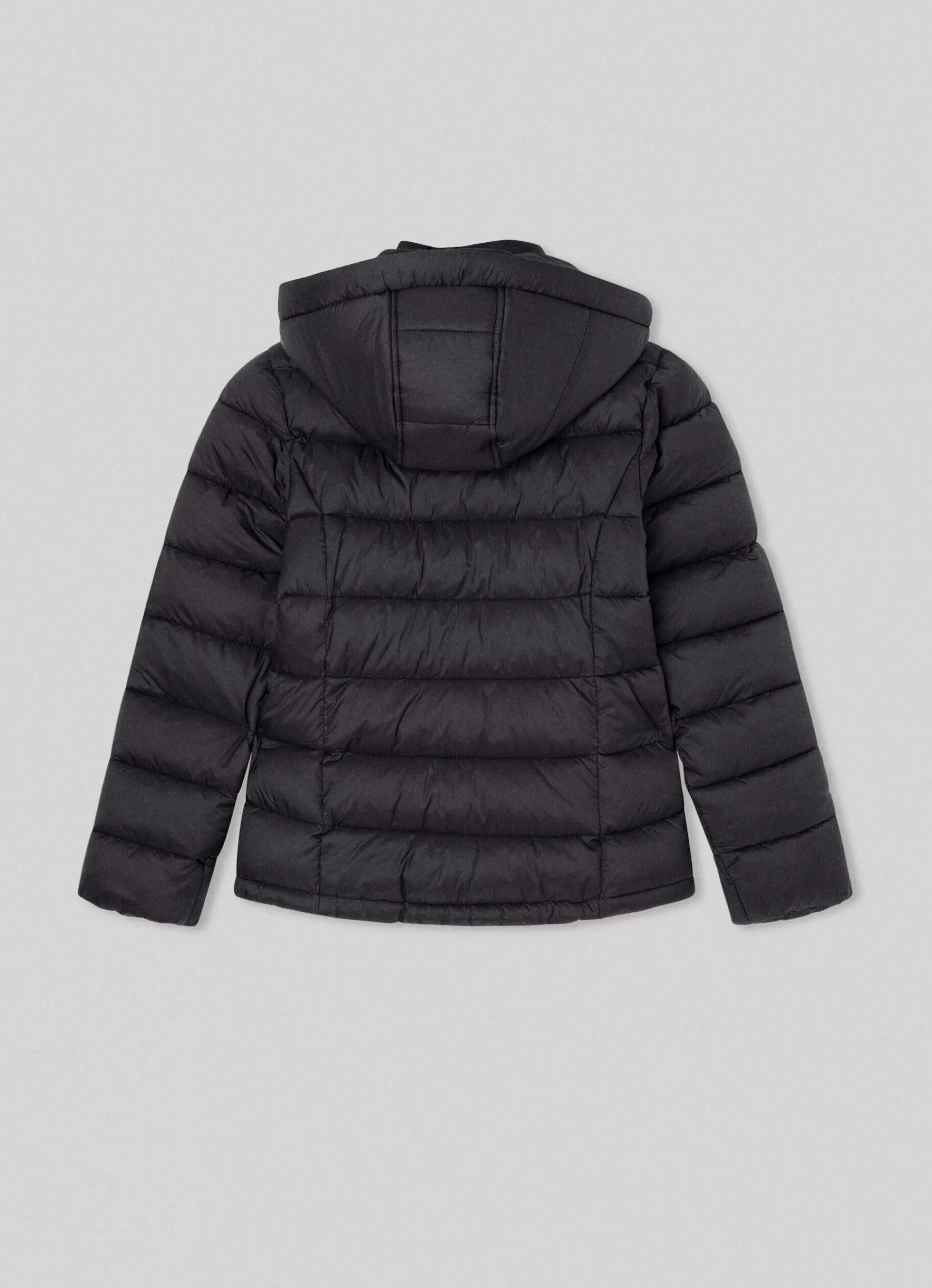 Coats & Jackets*KIDS Pepe Jeans PADDED HOODED PUFFER JACKET Black