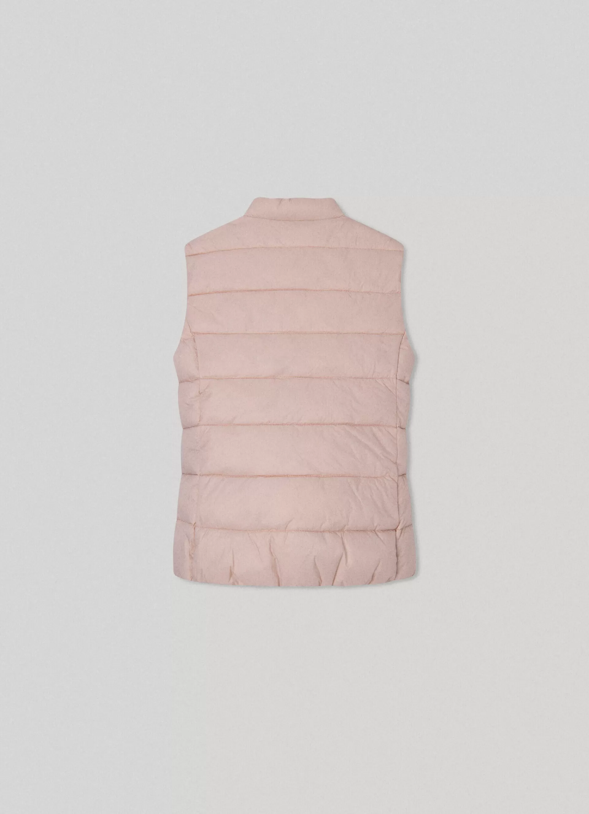 Coats & Jackets*KIDS Pepe Jeans PADDED NYLON GILET Ash Rose Pink