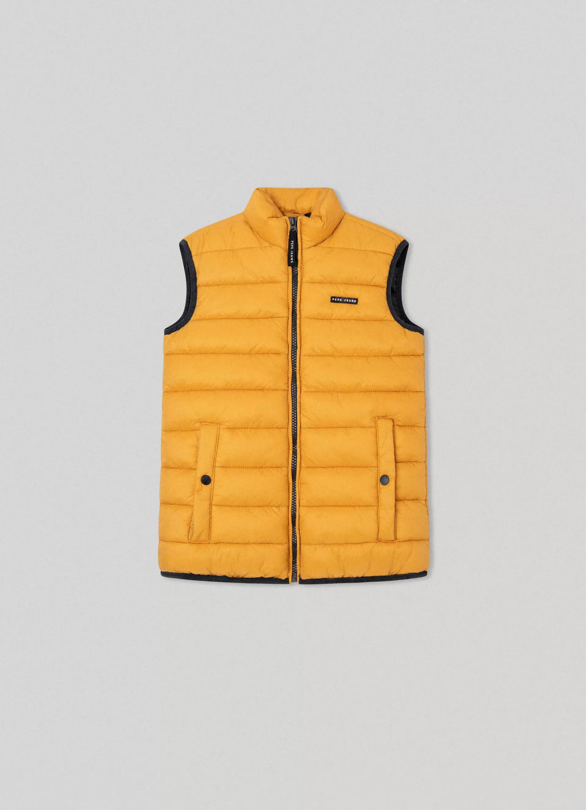 Coats & Jackets*KIDS Pepe Jeans PADDED VEST Ochre Yellow