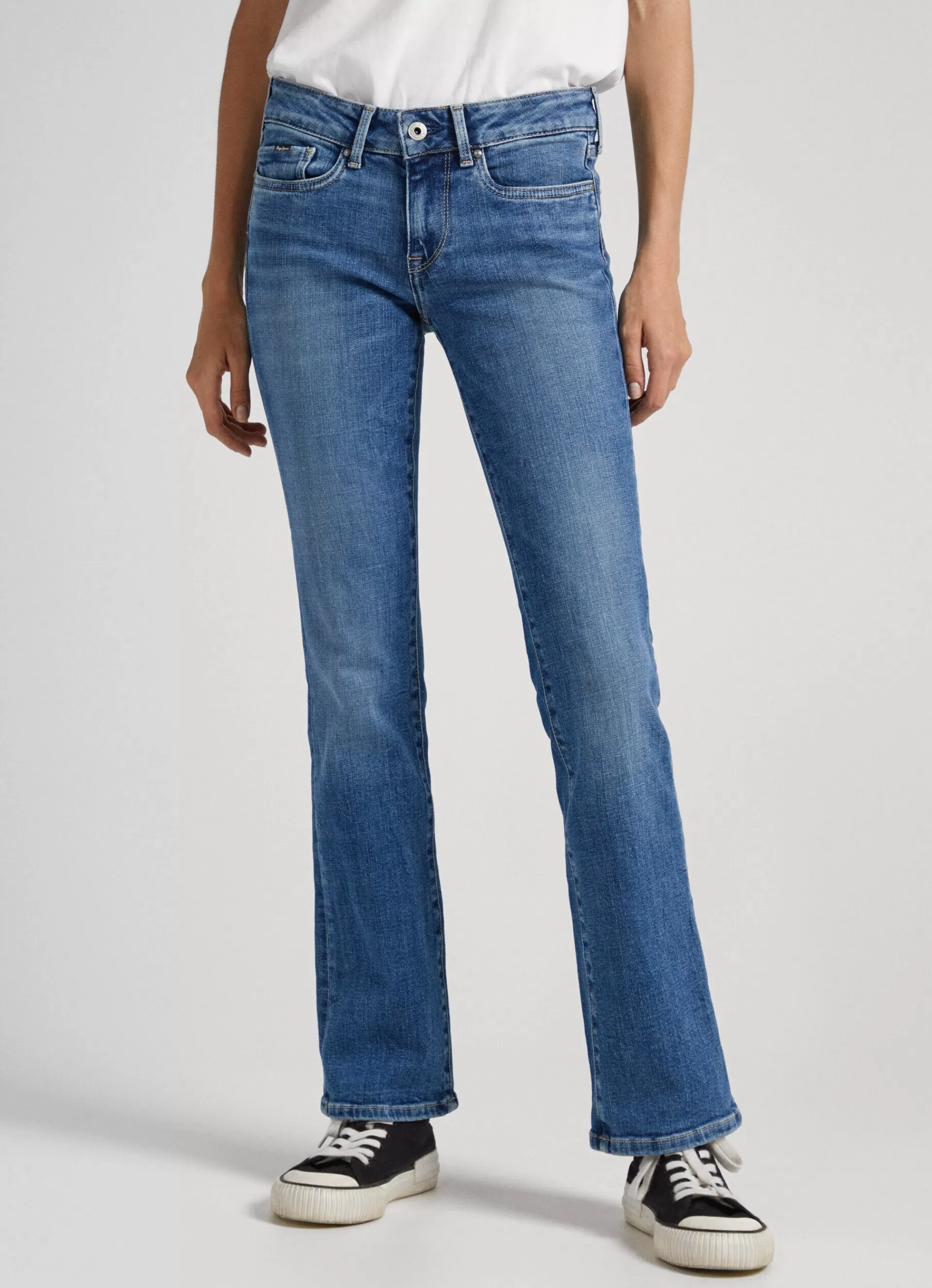 Trends | Jeans*Women Pepe Jeans PICCADILLY SLIM FIT MID-RISE JEANS Denim