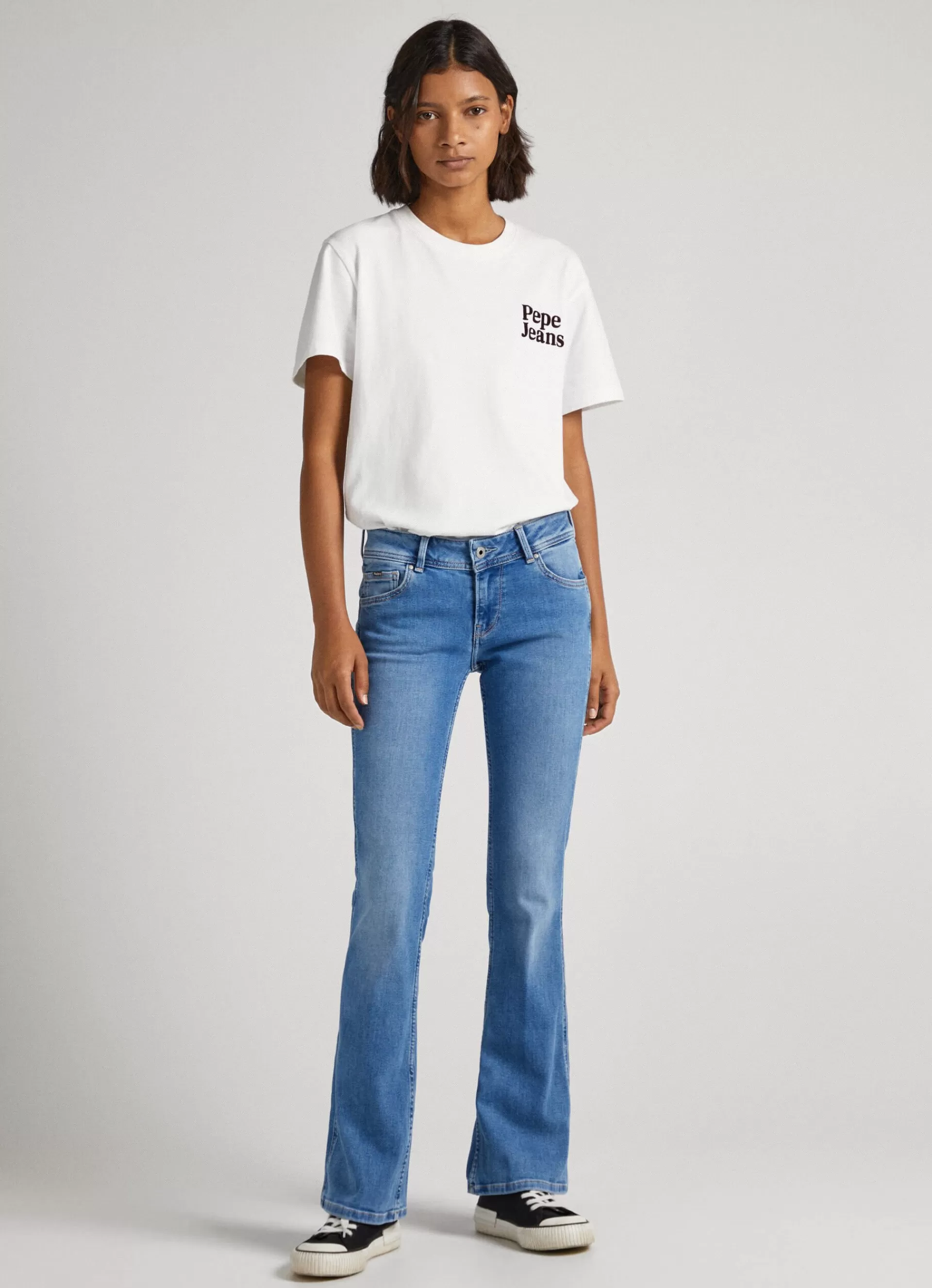 Flare & Bootcut | Jeans*Women Pepe Jeans PIMLIC REGULAR FIT MID-RISE JEANS Denim