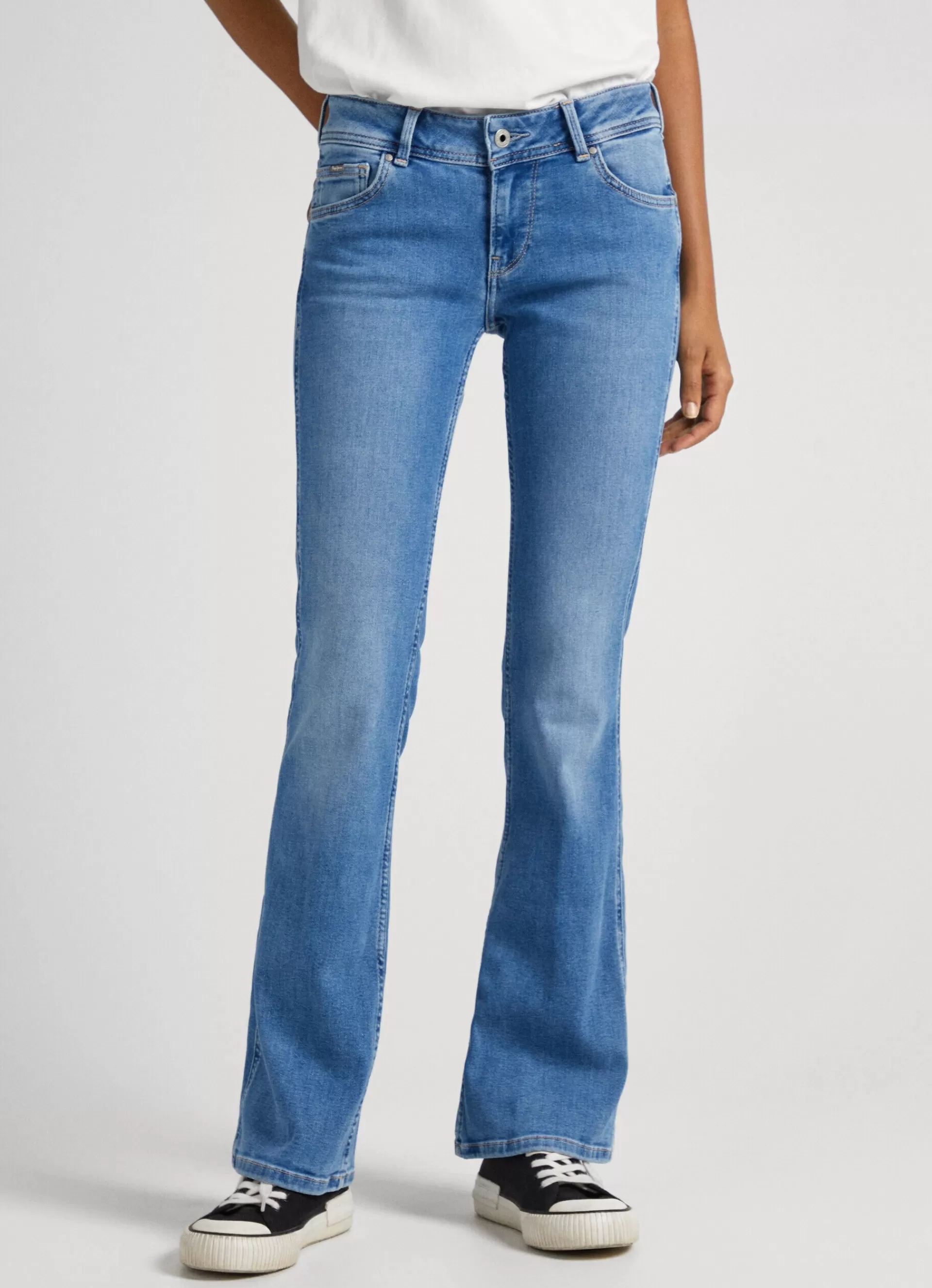 Flare & Bootcut | Jeans*Women Pepe Jeans PIMLIC REGULAR FIT MID-RISE JEANS Denim