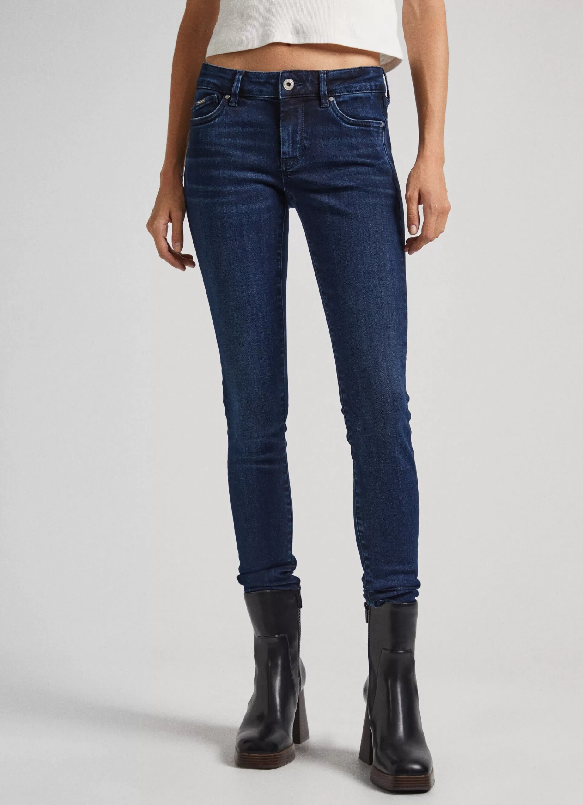 Skinny | Jeans*Women Pepe Jeans PIXIE SKINNY FIT MID-RISE JEANS Denim