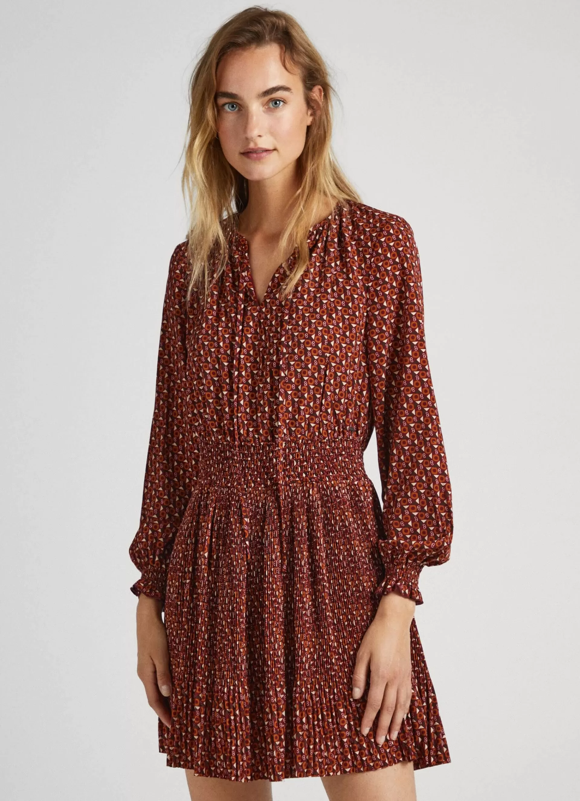 Dresses & Jumpsuits*Women Pepe Jeans PLEATED BOHO DRESS Multi