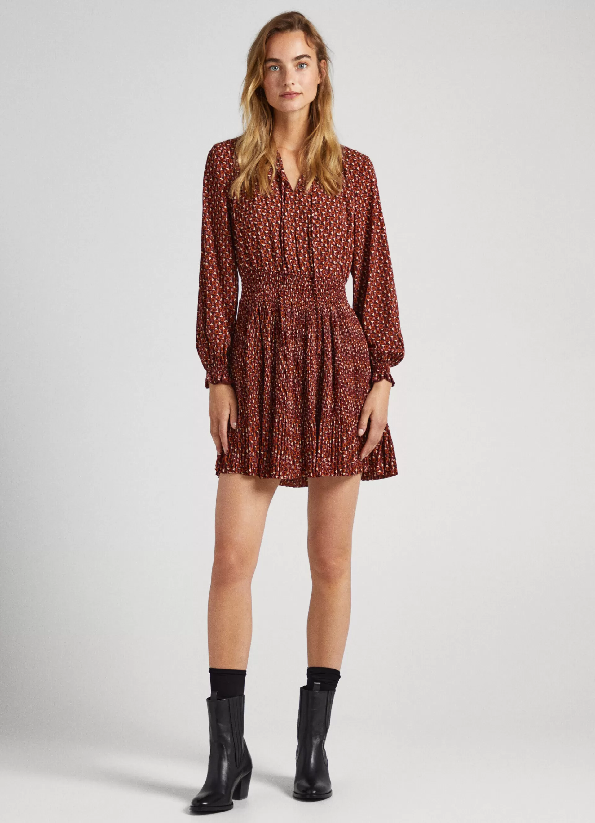 Dresses & Jumpsuits*Women Pepe Jeans PLEATED BOHO DRESS Multi