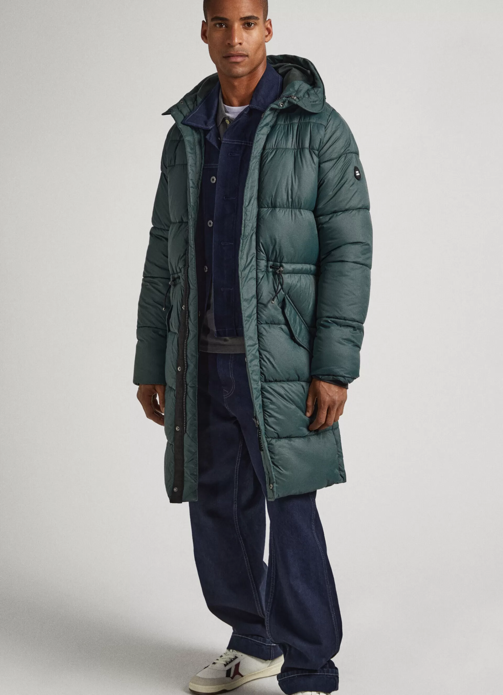 Coats & Jackets*Men Pepe Jeans PUFFER PARKA Regent Green