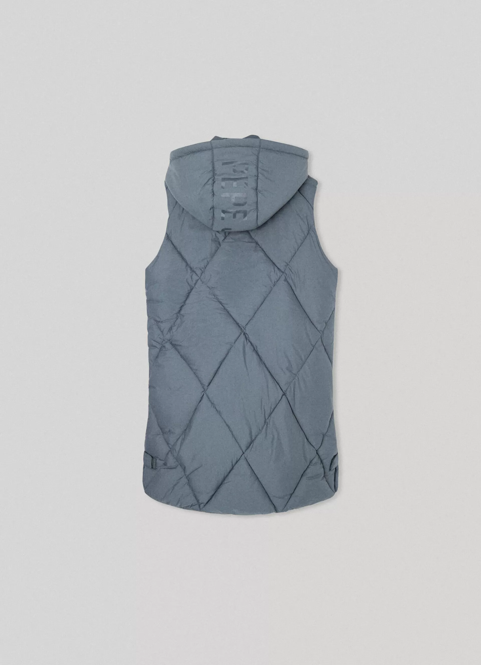 Coats & Jackets*KIDS Pepe Jeans QUILTED HOODED VEST Middle Grey