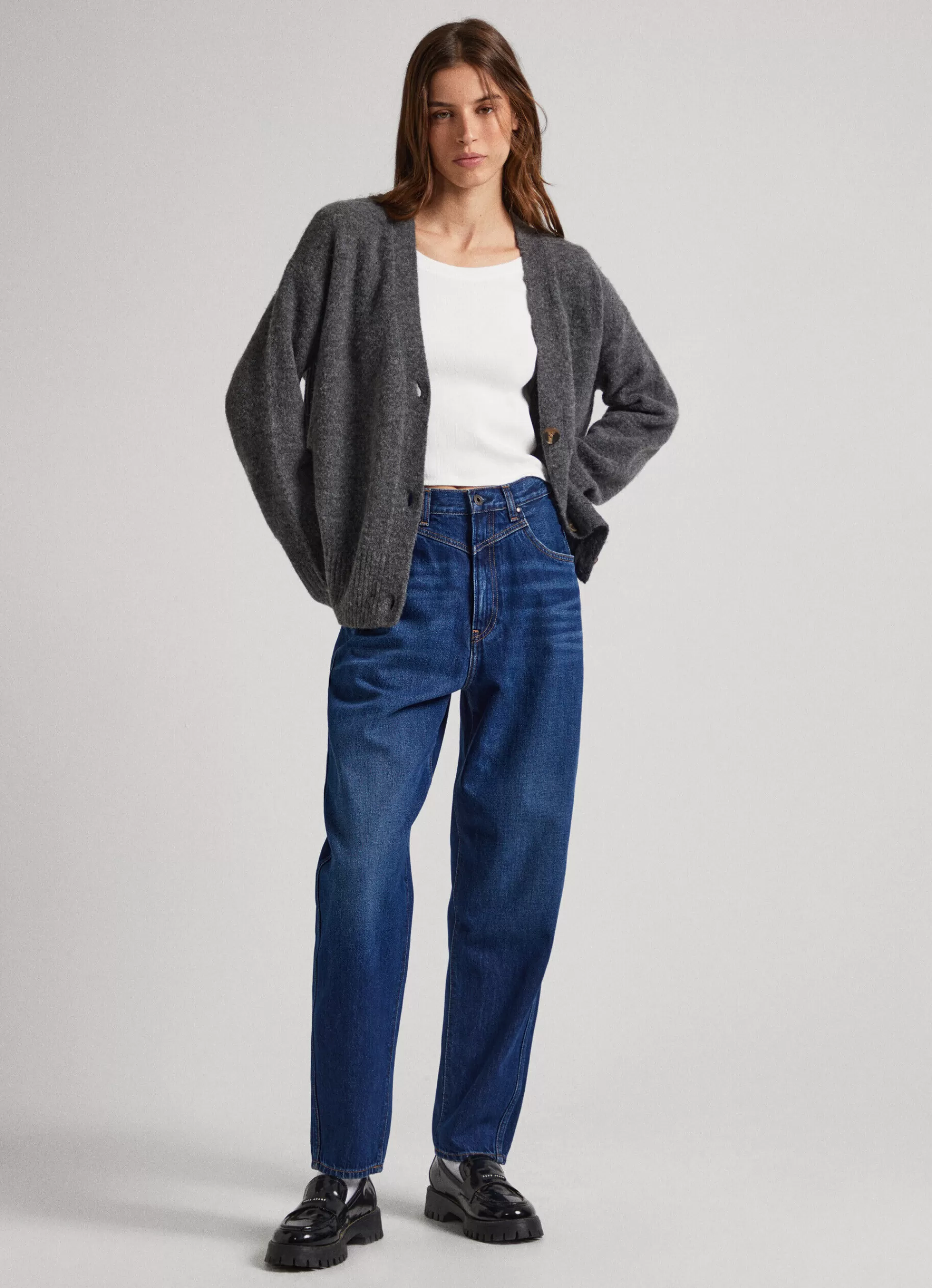 Trends | Jeans*Women Pepe Jeans RACHEL BALLOON FIT HIGH-RISE JEANS Denim