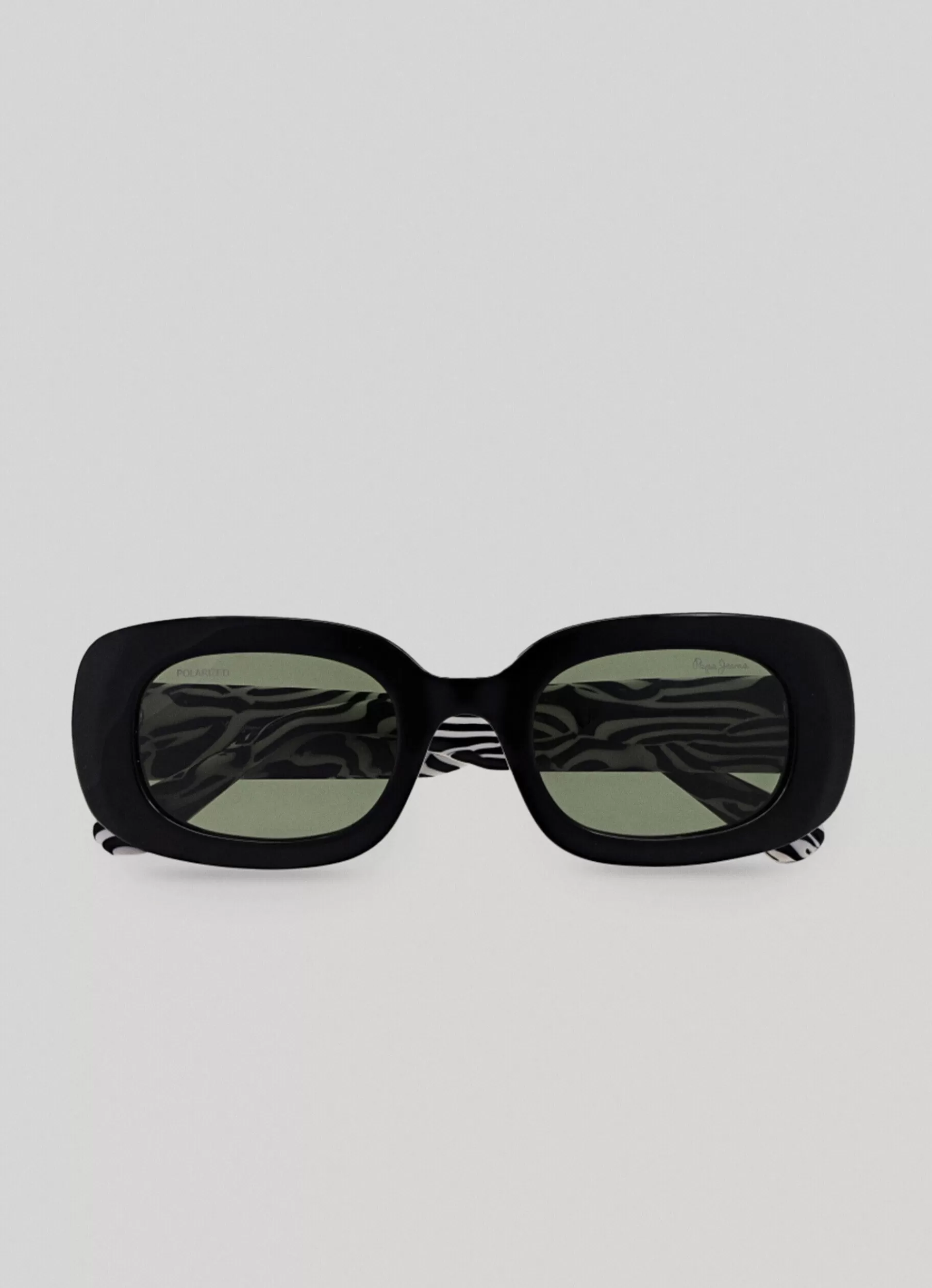 Sunglasses*Women Pepe Jeans RECTANGULAR SUNGLASSES Black