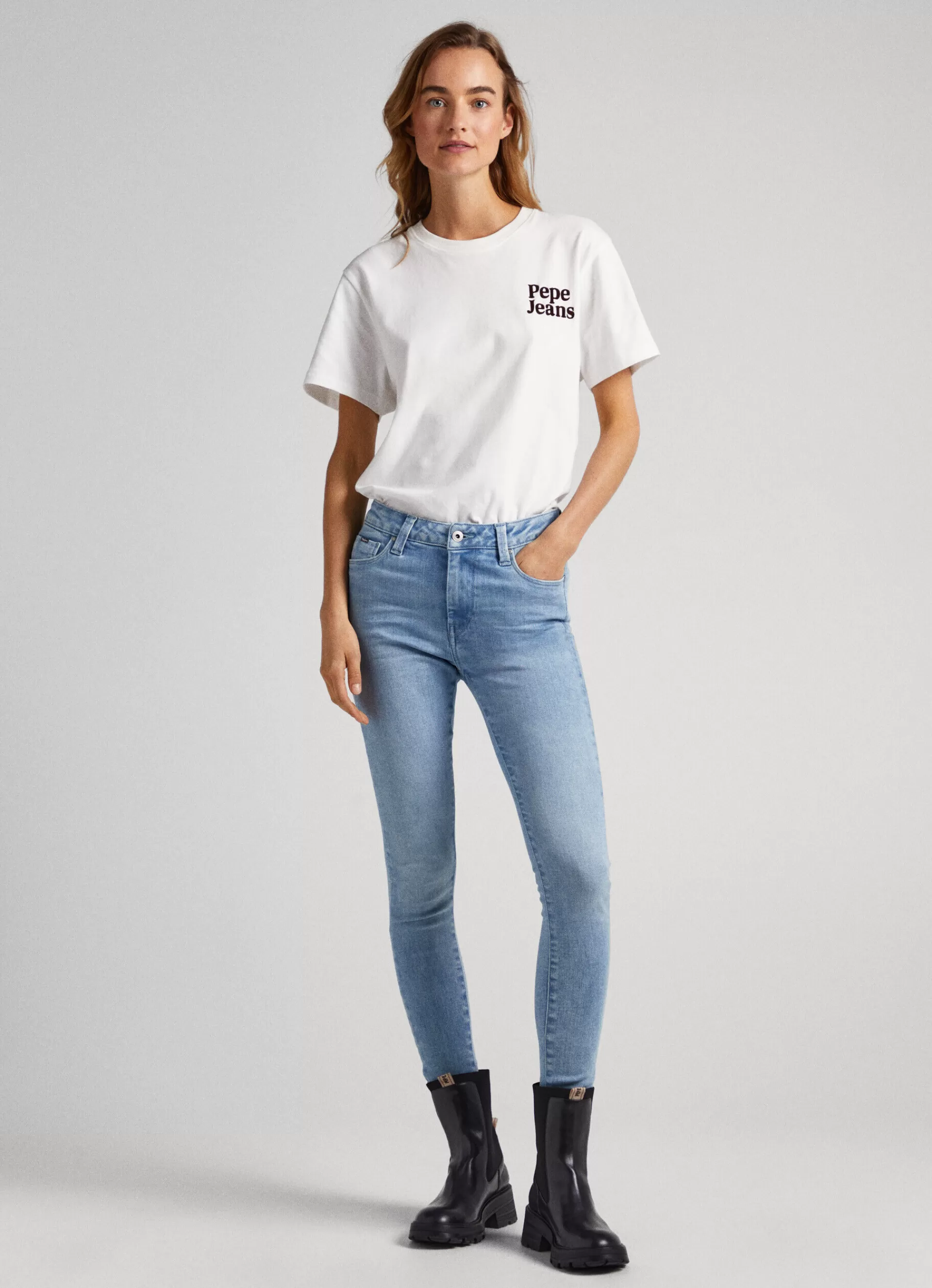 Skinny | Jeans*Women Pepe Jeans REGENT SKINNY FIT HIGH-RISE JEANS Denim