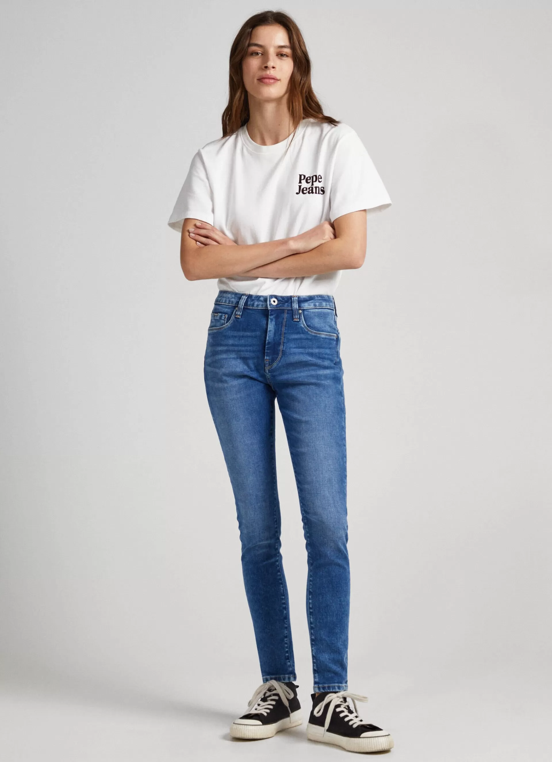 Skinny | Jeans*Women Pepe Jeans REGENT SKINNY FIT HIGH-RISE JEANS Denim