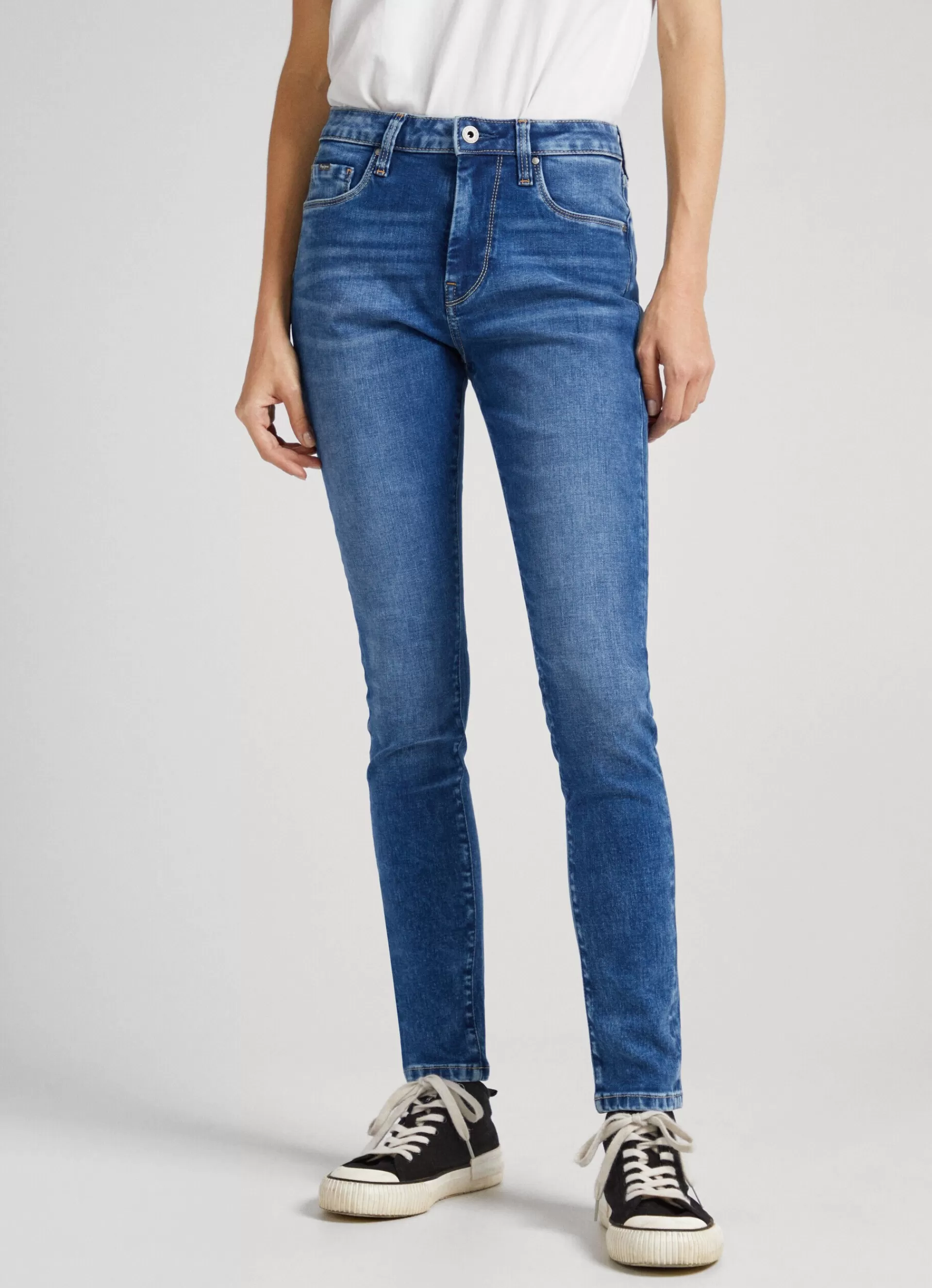 Skinny | Jeans*Women Pepe Jeans REGENT SKINNY FIT HIGH-RISE JEANS Denim