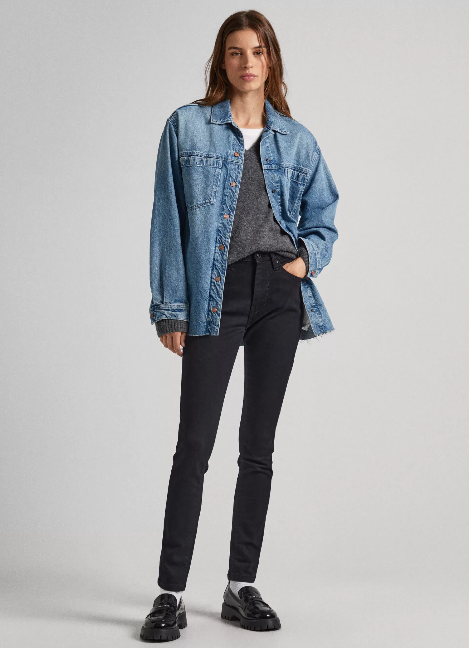 Skinny | Jeans*Women Pepe Jeans REGENT SKINNY FIT HIGH-RISE JEANS Denim