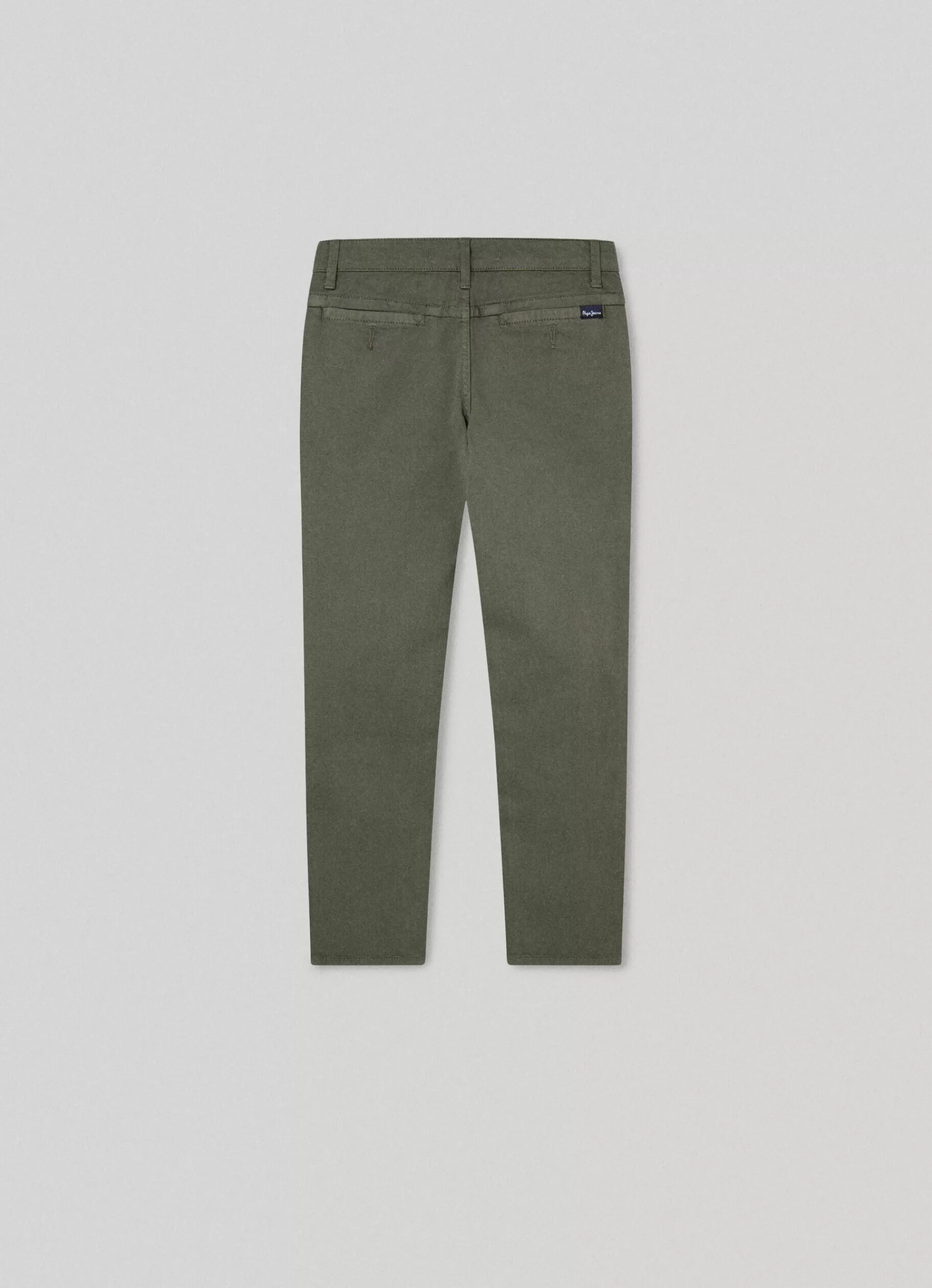 Trousers*KIDS Pepe Jeans REGULAR FIT CHINO TROUSERS Olive Green