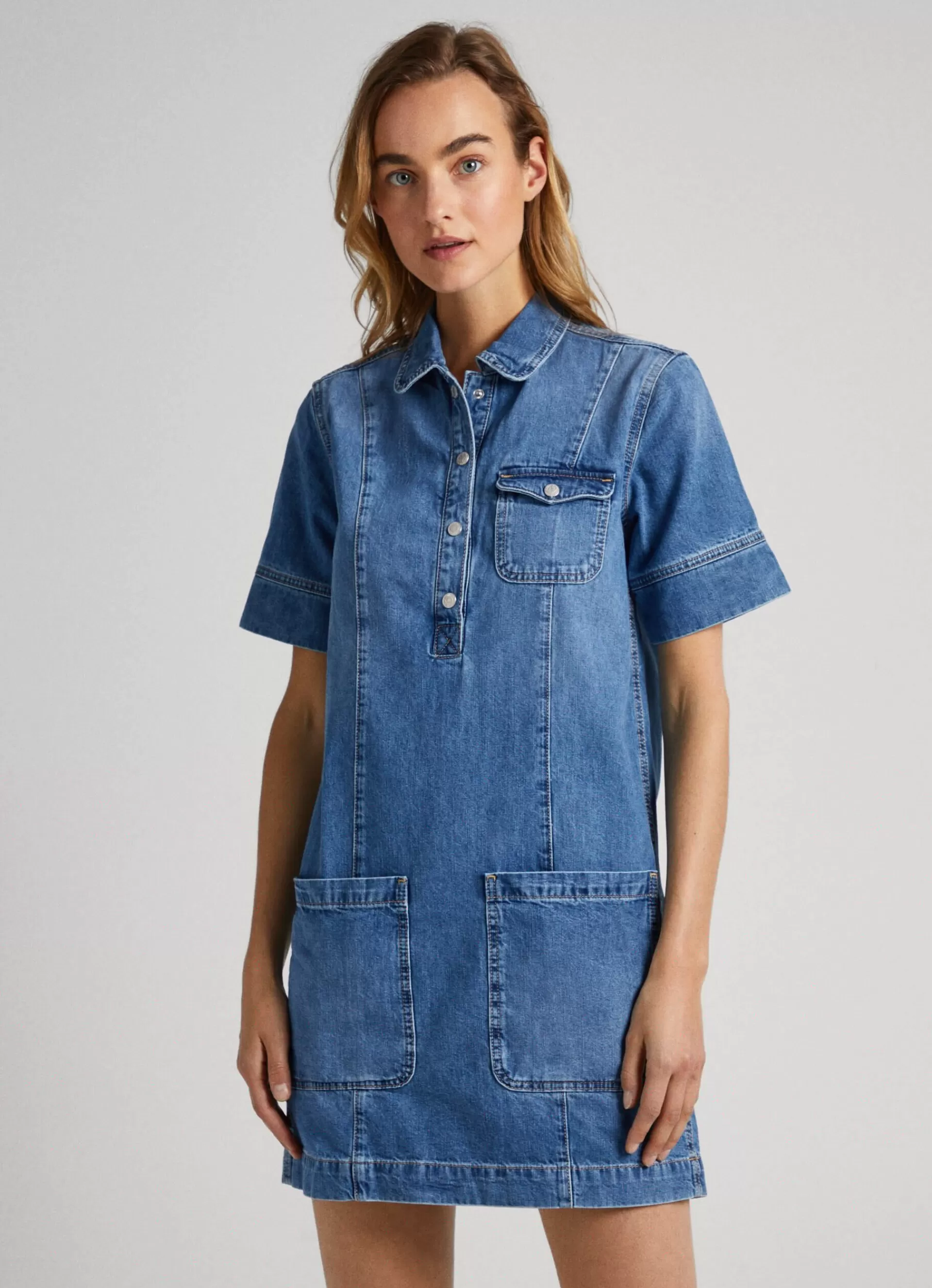 Dresses & Jumpsuits*Women Pepe Jeans REGULAR FIT DRESS Denim