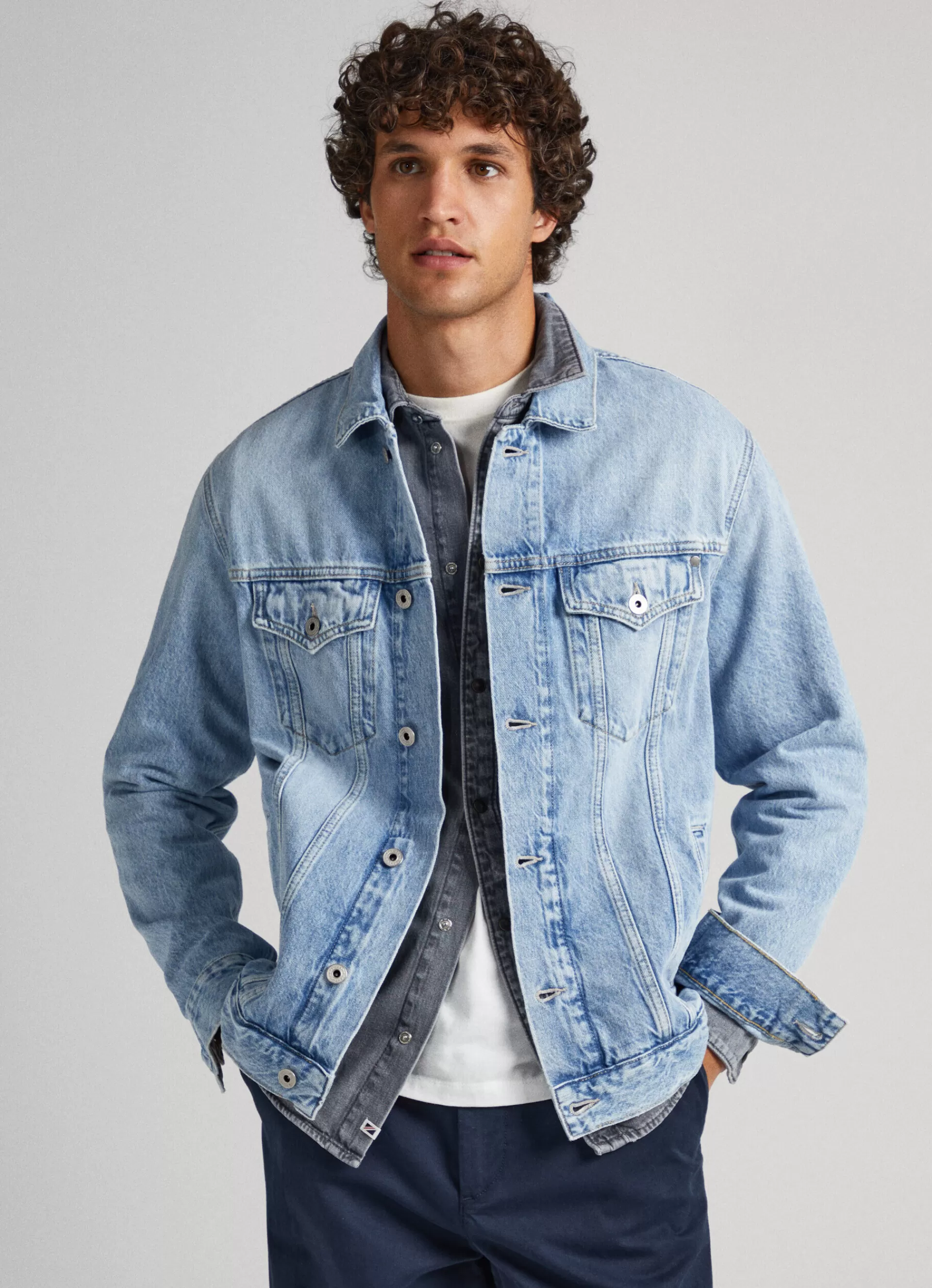 Coats & Jackets*Men Pepe Jeans REGULAR FIT JACKET Denim