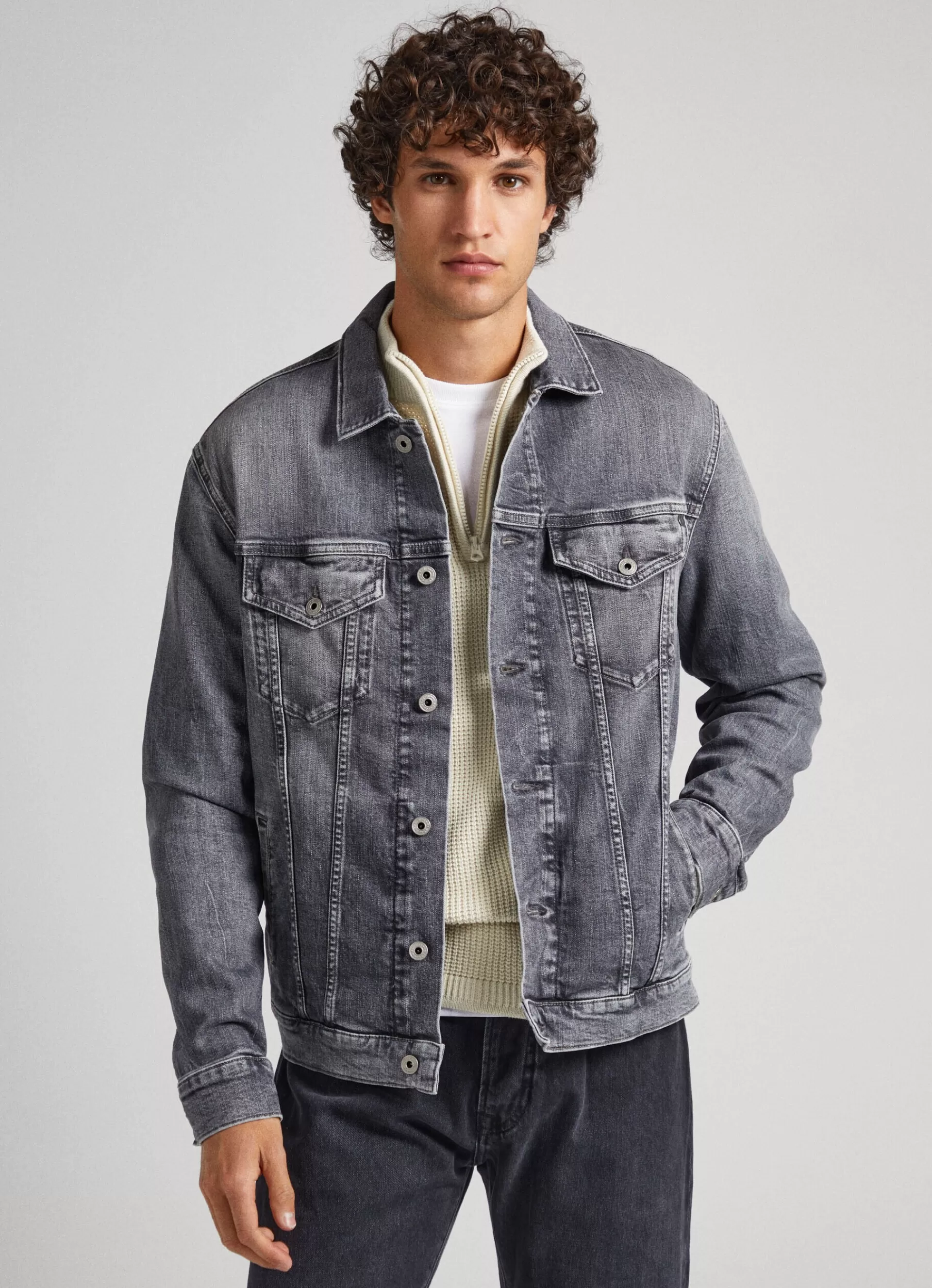 Coats & Jackets*Men Pepe Jeans REGULAR FIT JACKET Denim