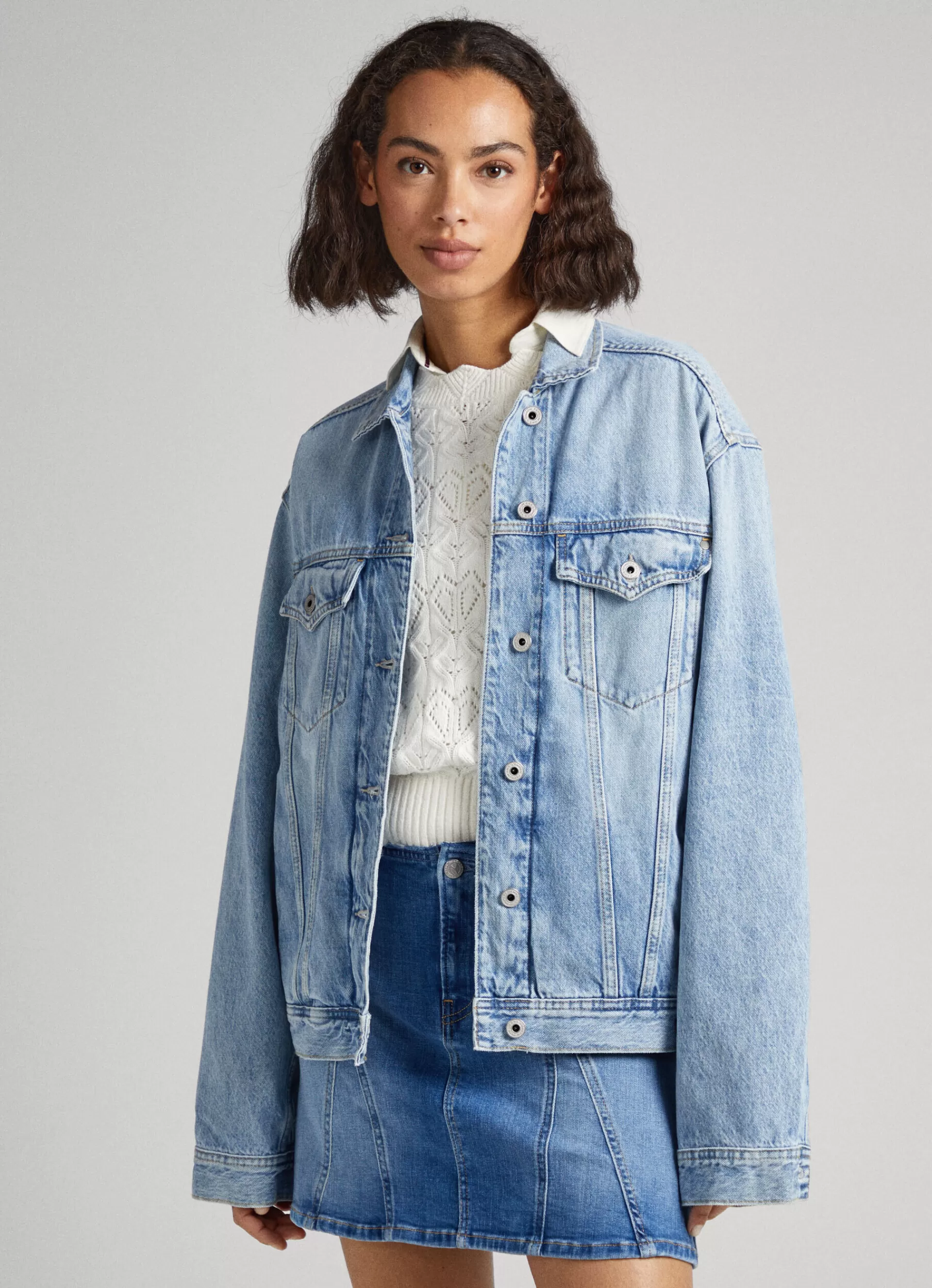 Coats & Jackets*Women Pepe Jeans REGULAR FIT JACKET Denim