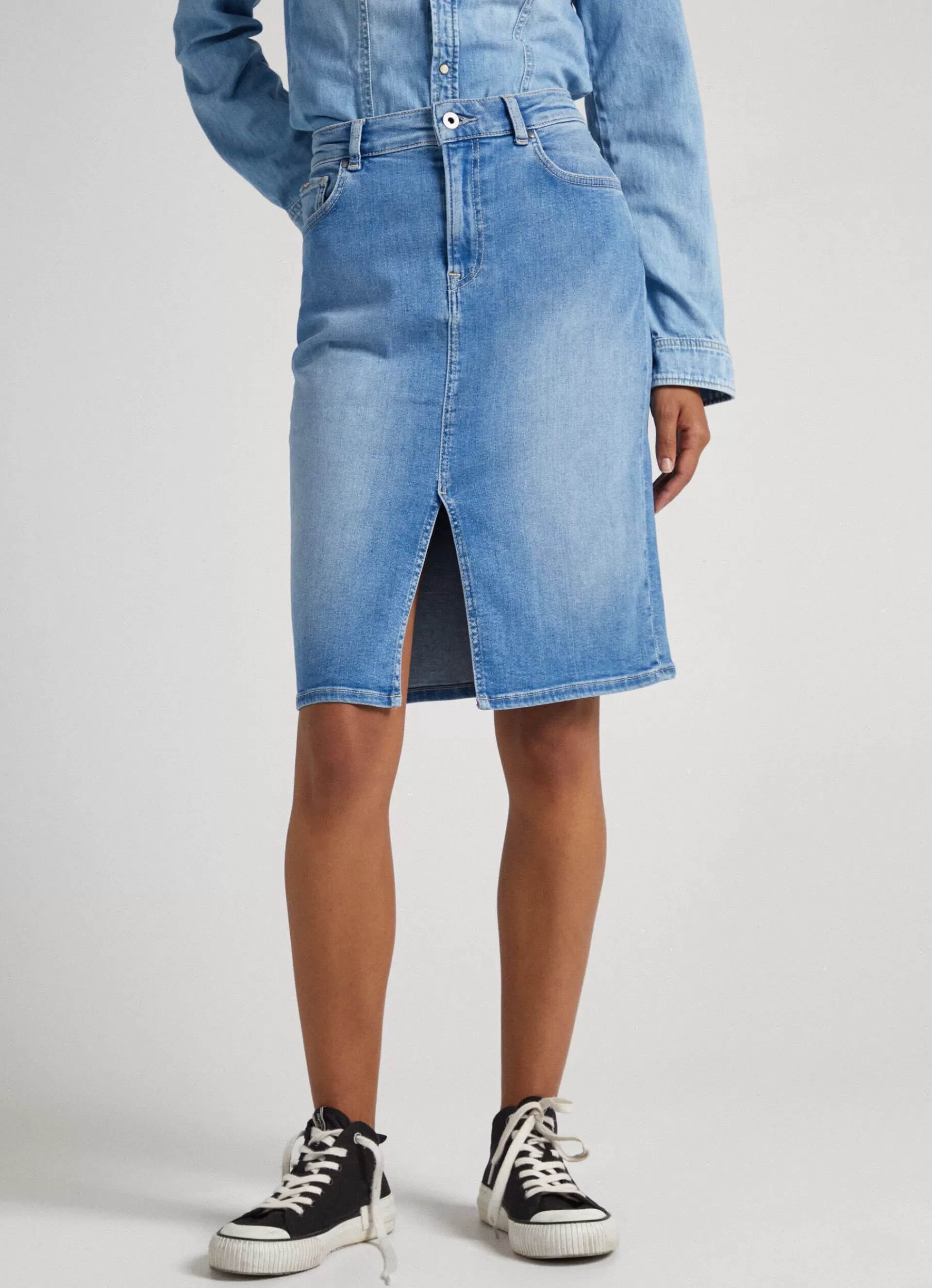 Skirts & Shorts*Women Pepe Jeans REGULAR FIT SKIRT Denim