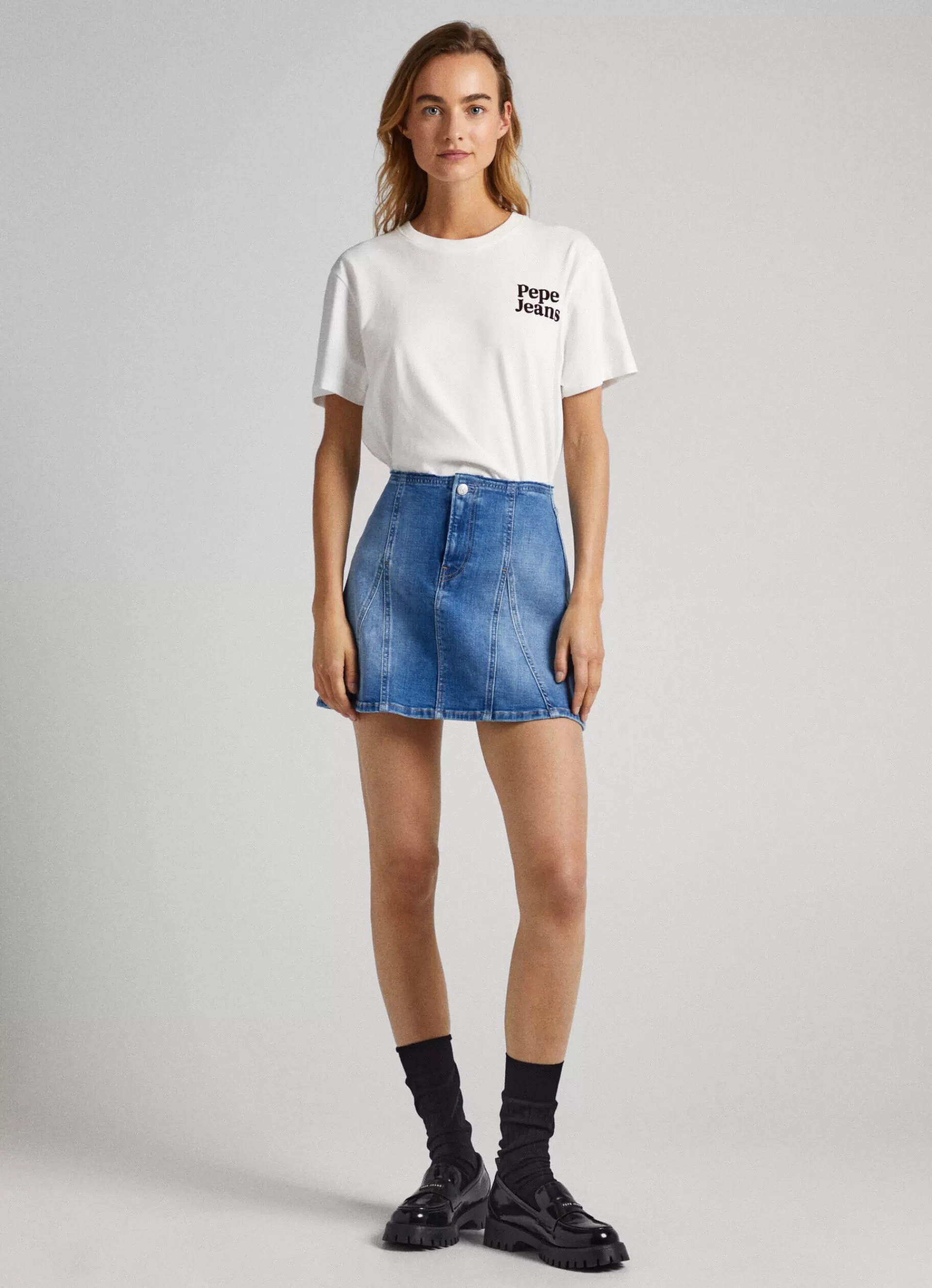 Skirts & Shorts*Women Pepe Jeans REGULAR FIT SKIRT Denim