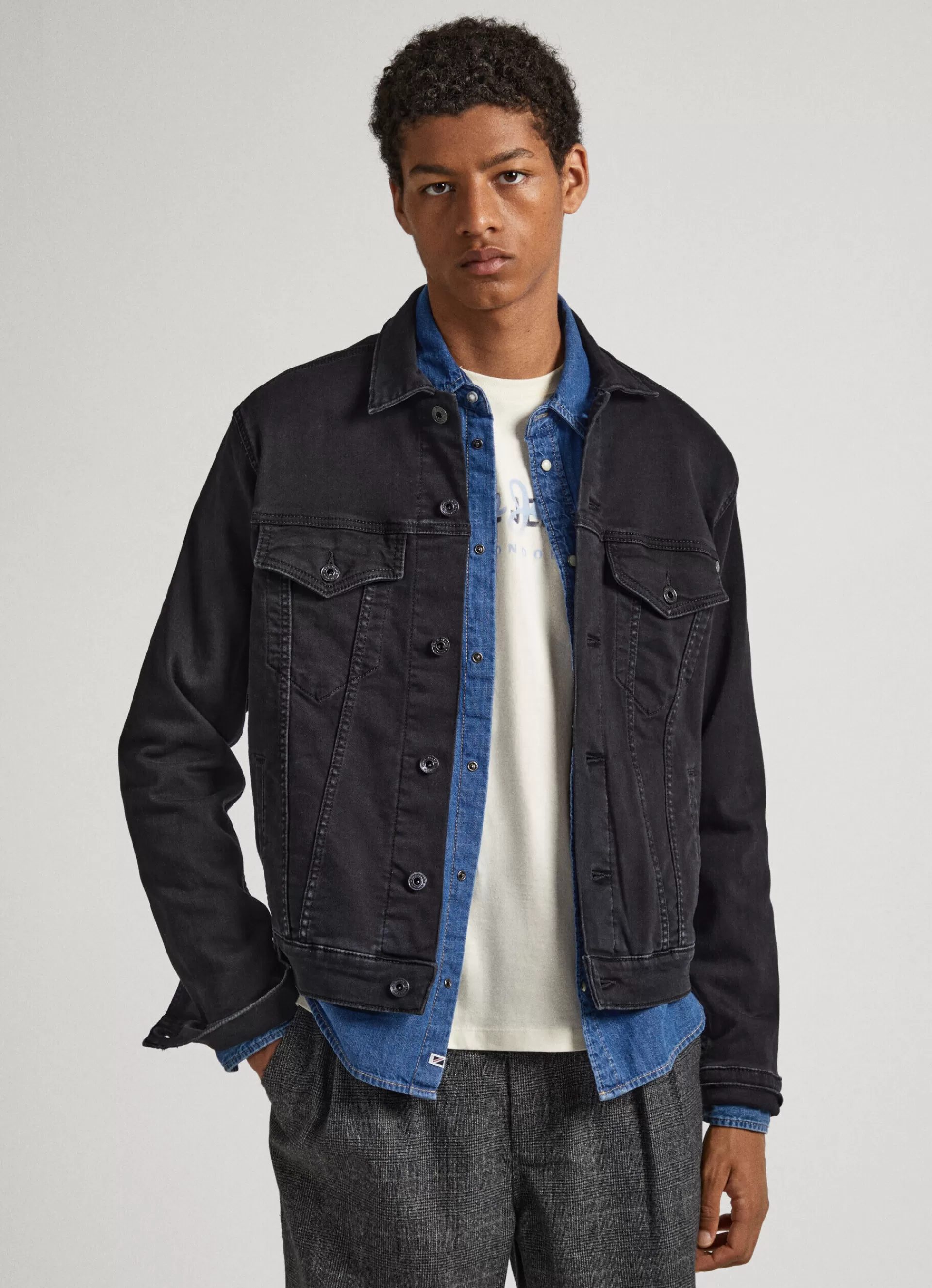 Coats & Jackets*Men Pepe Jeans REGULAR FIT GYMDIGO JACKET Denim