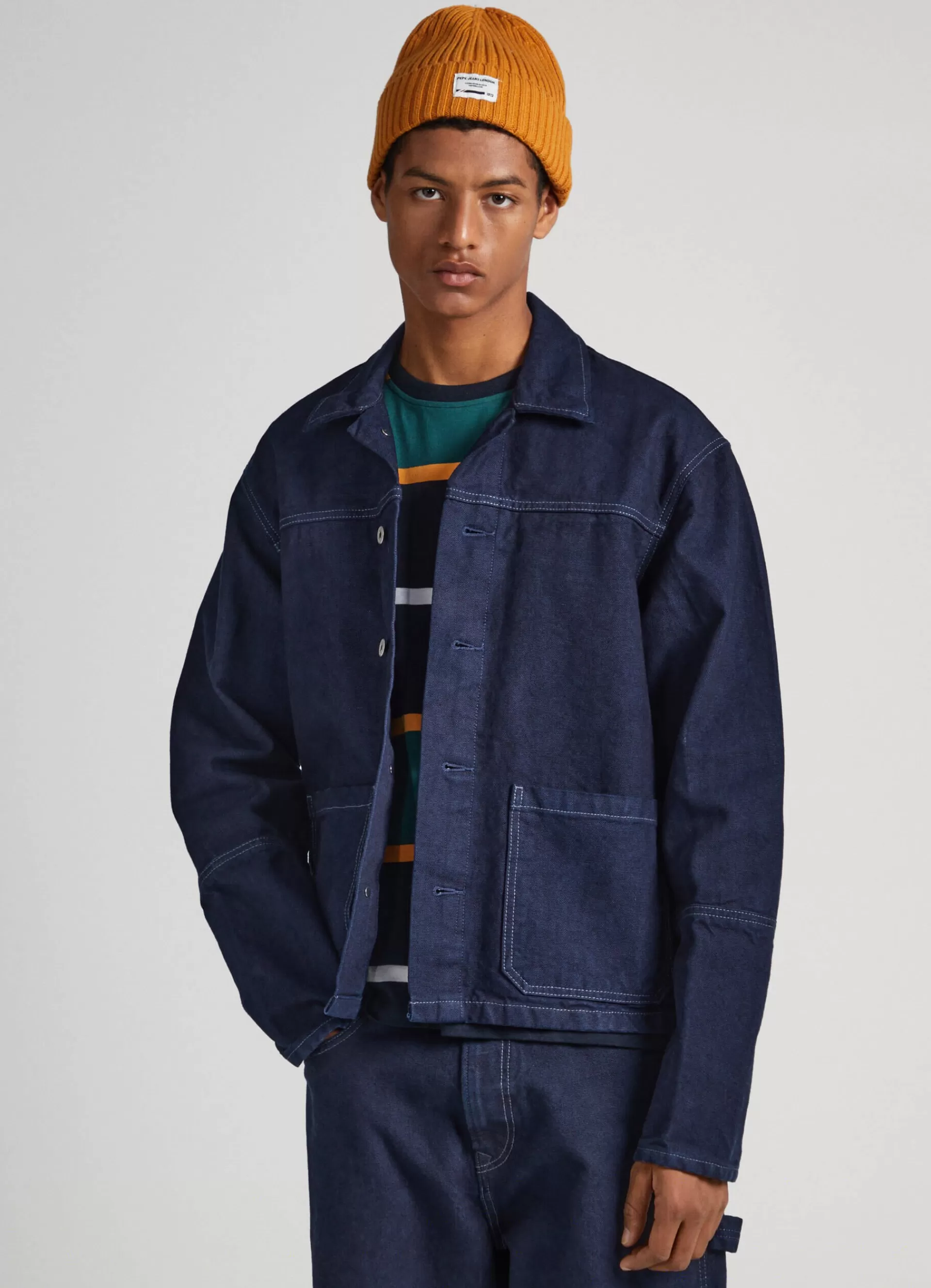 Coats & Jackets*Men Pepe Jeans RELAXED FIT JACKET Denim