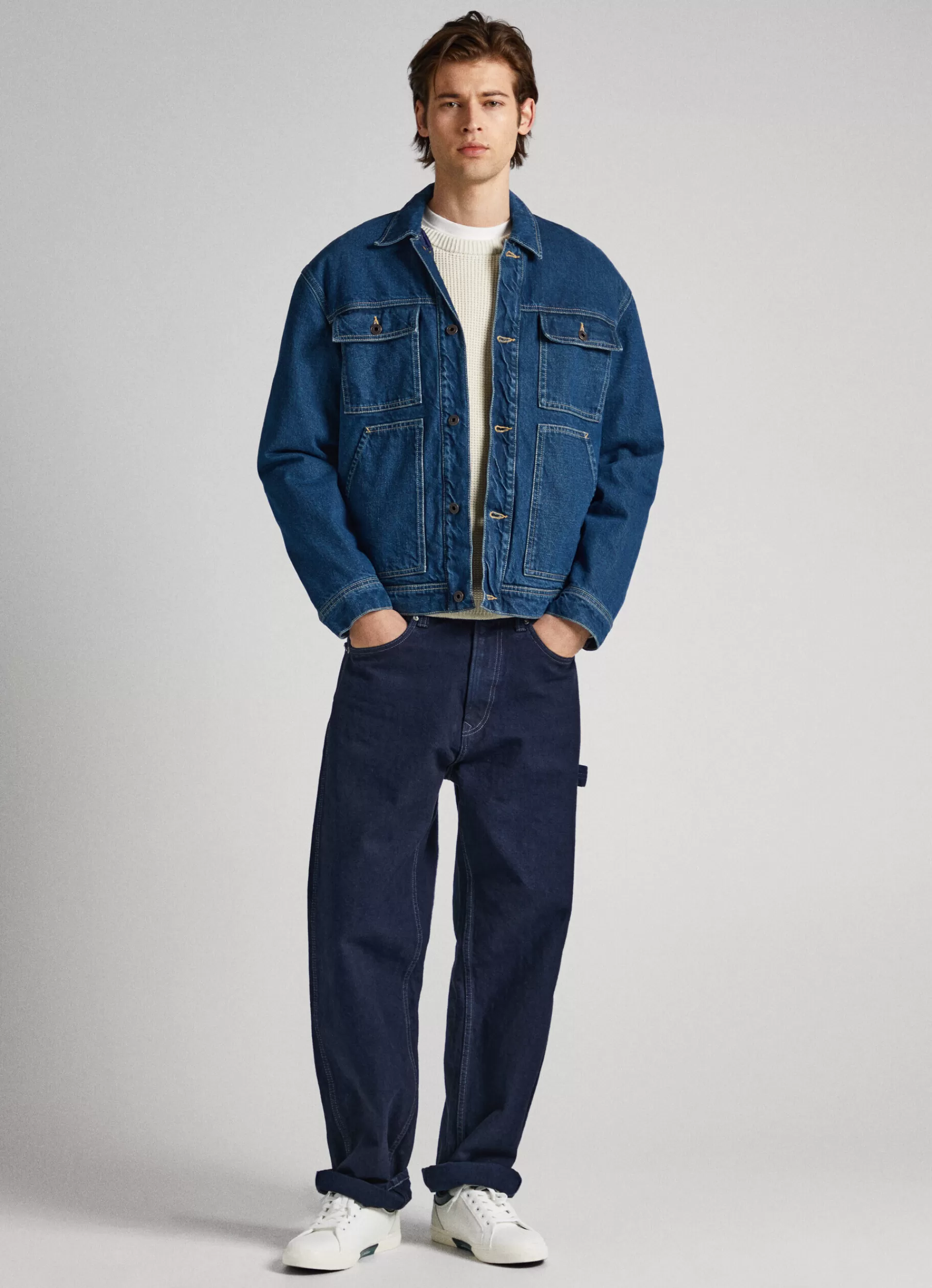 Coats & Jackets*Men Pepe Jeans RELAXED FIT JACKET Denim