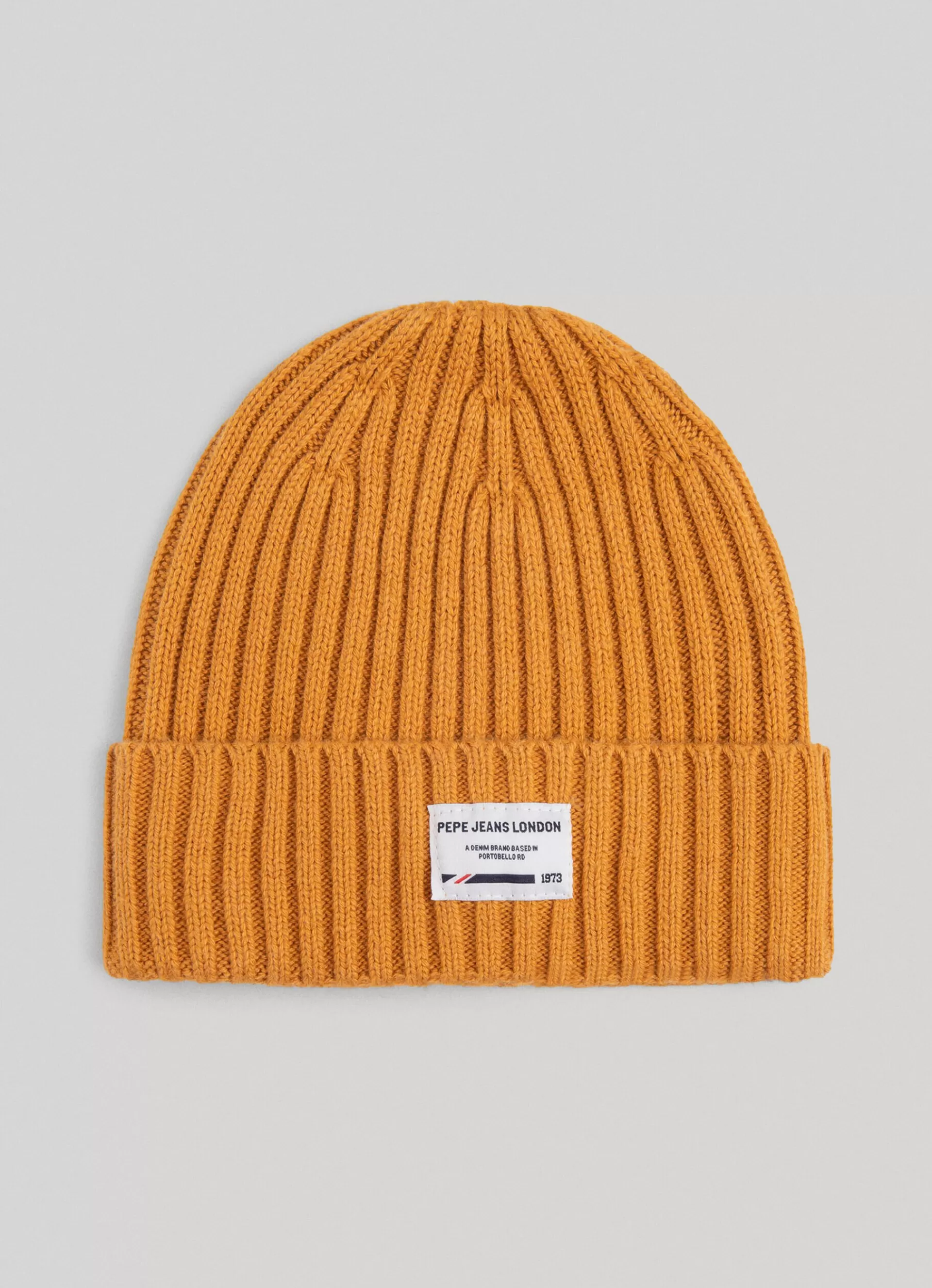 Accessories*KIDS Pepe Jeans RIBBED KNIT BEANIE Ochre Yellow