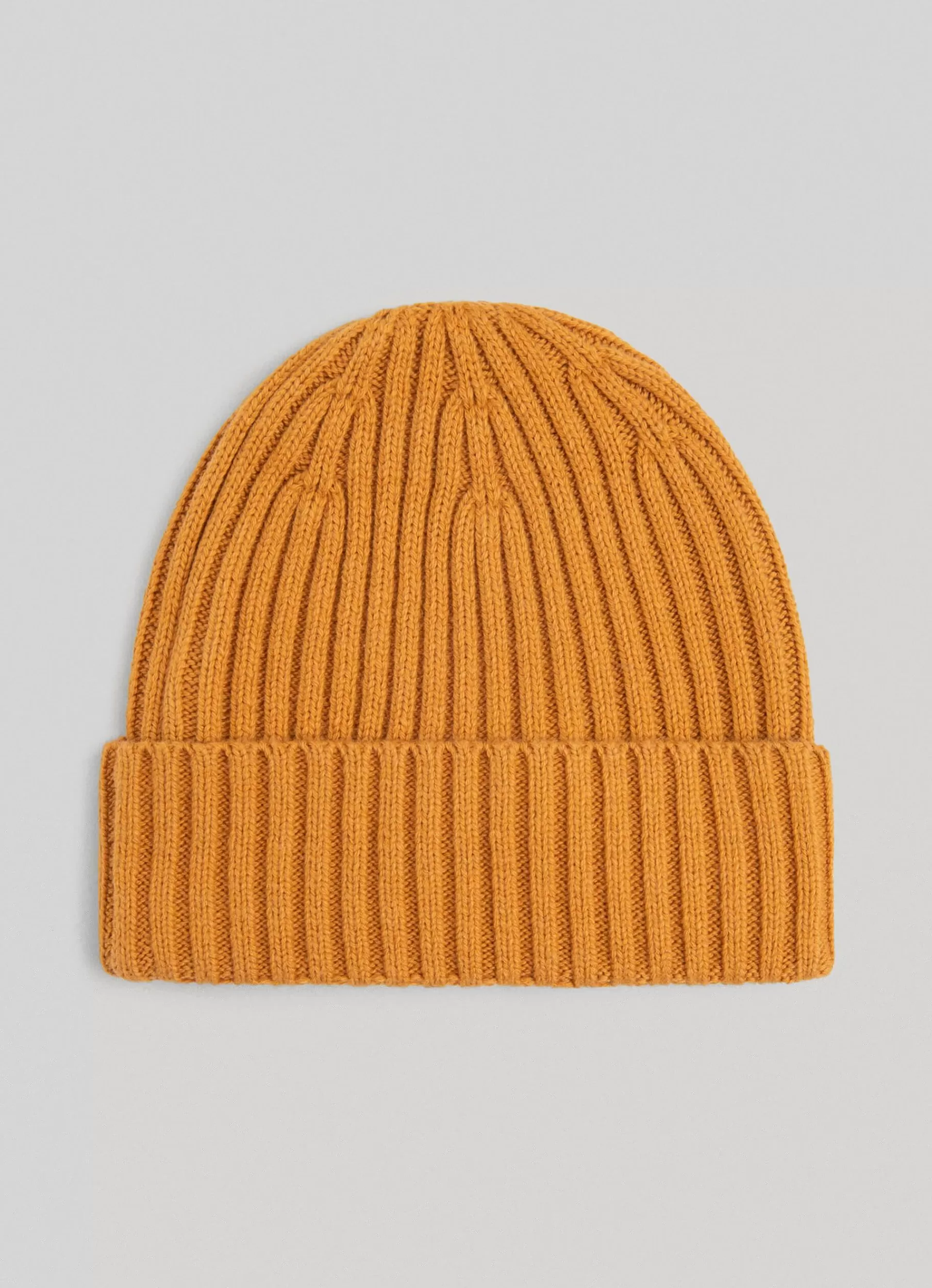 Accessories*KIDS Pepe Jeans RIBBED KNIT BEANIE Ochre Yellow