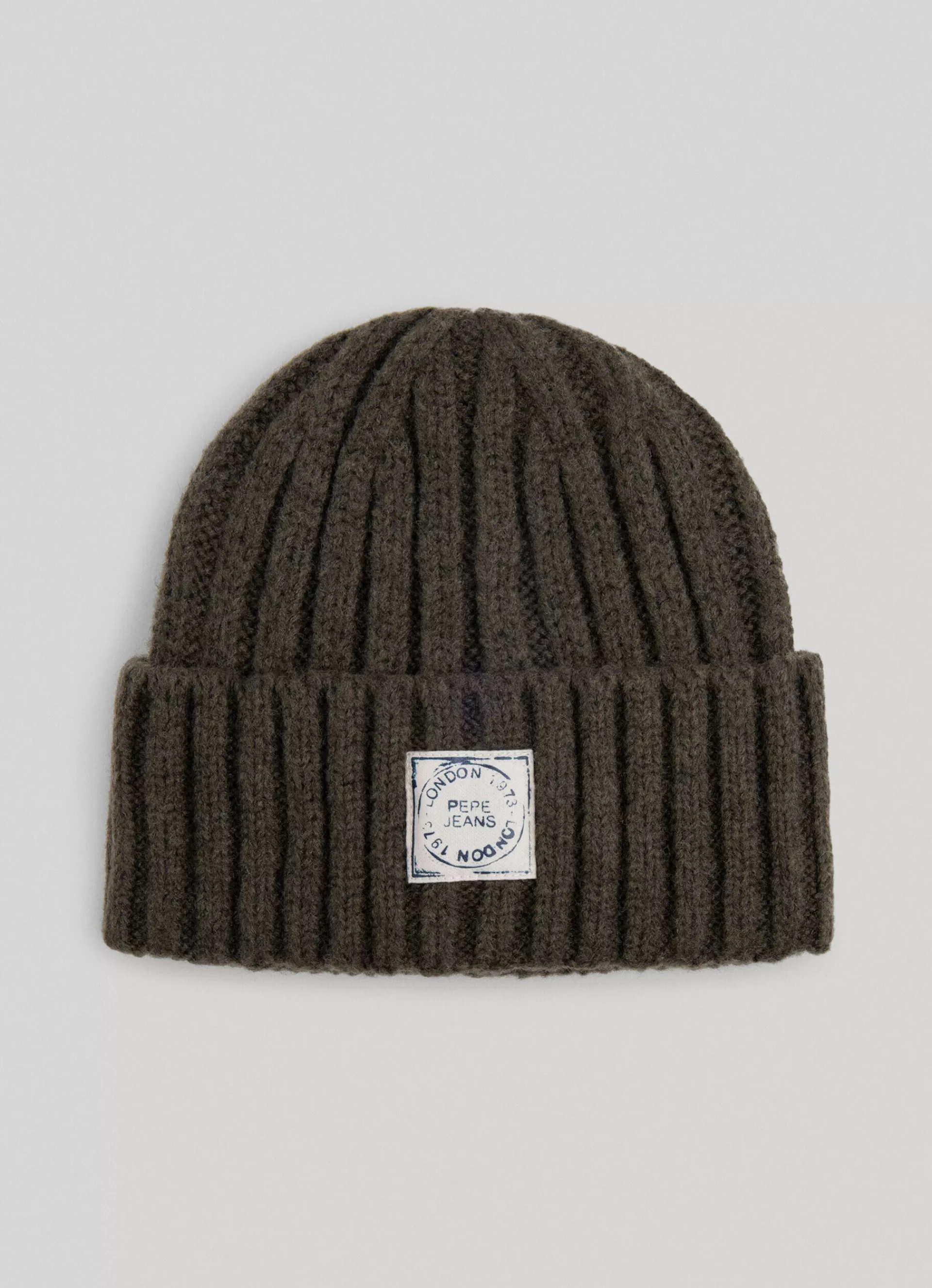 Hats & Caps*Women | Men Pepe Jeans RIBBED KNIT BEANIE Regent Green