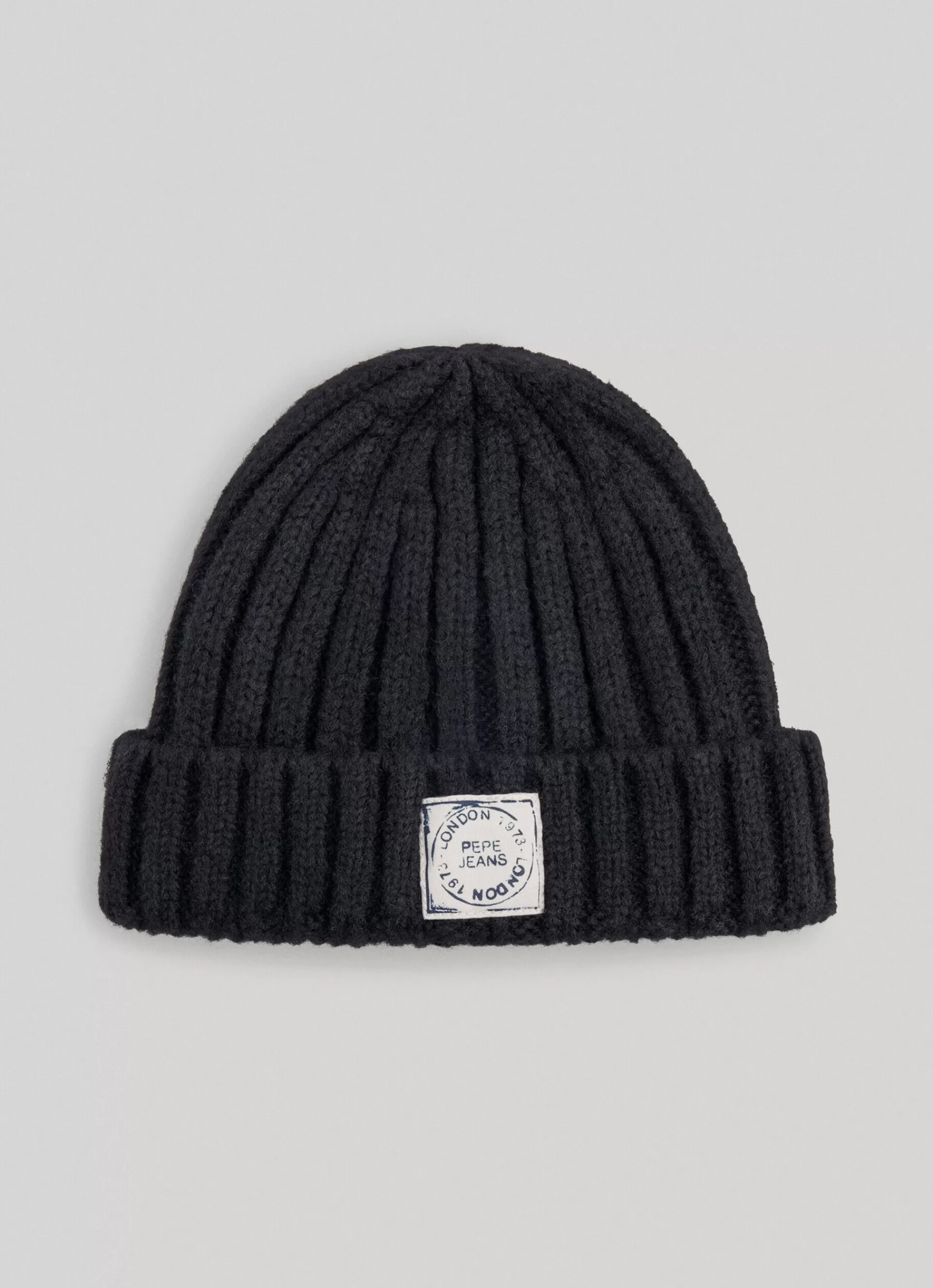 Accessories*KIDS Pepe Jeans RIBBED KNIT HAT Black