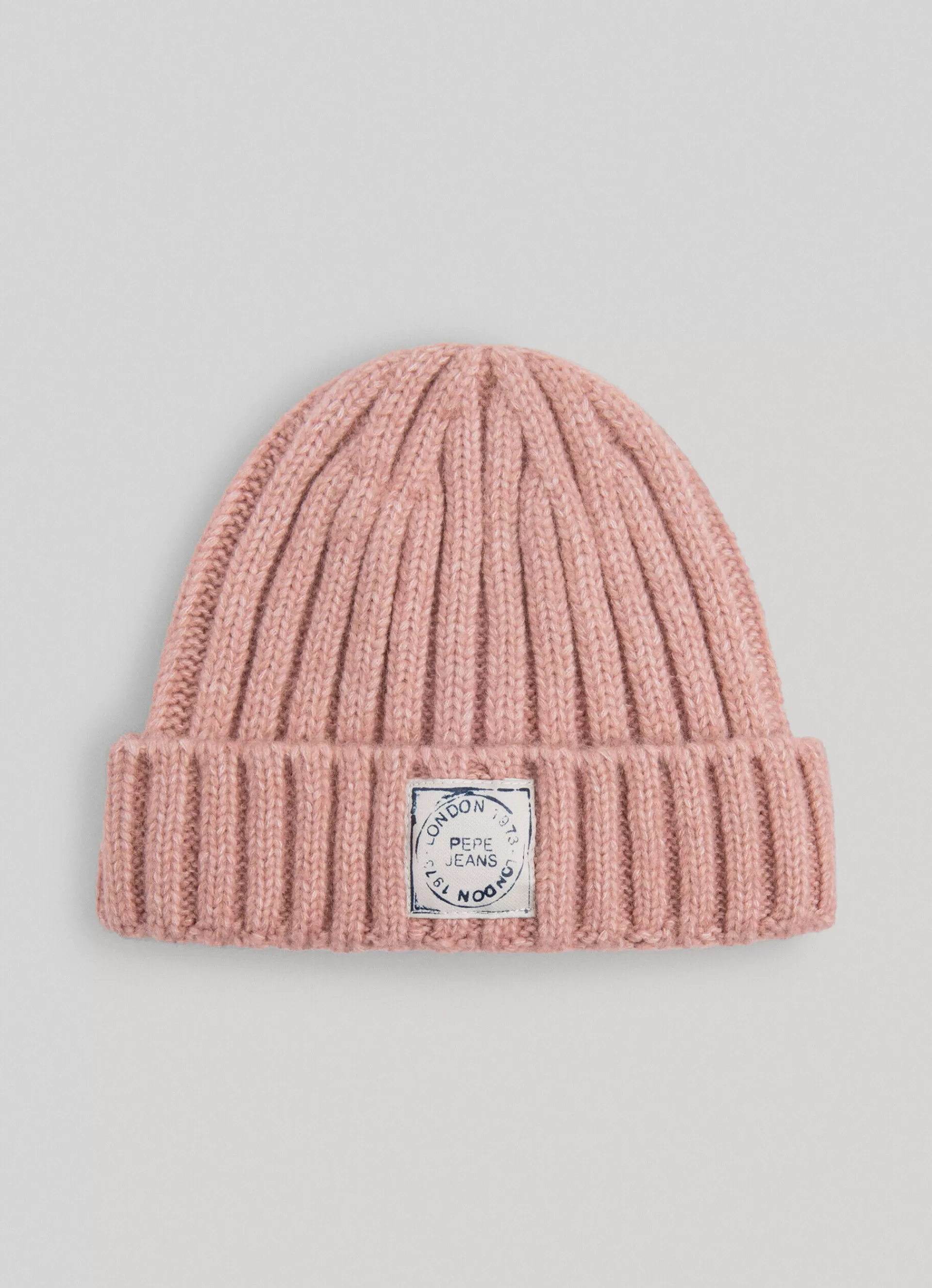 Accessories*KIDS Pepe Jeans RIBBED KNIT HAT Ash Rose Pink