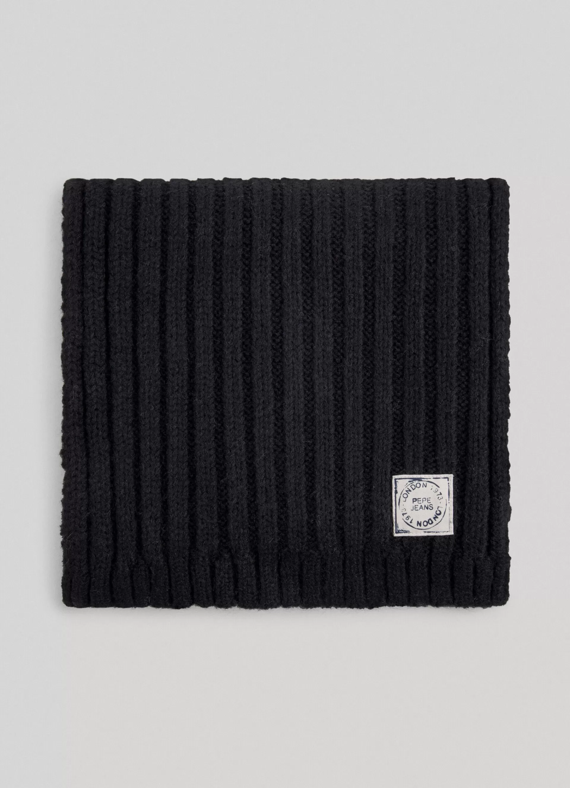 Accessories*KIDS Pepe Jeans RIBBED KNIT SCARF Black