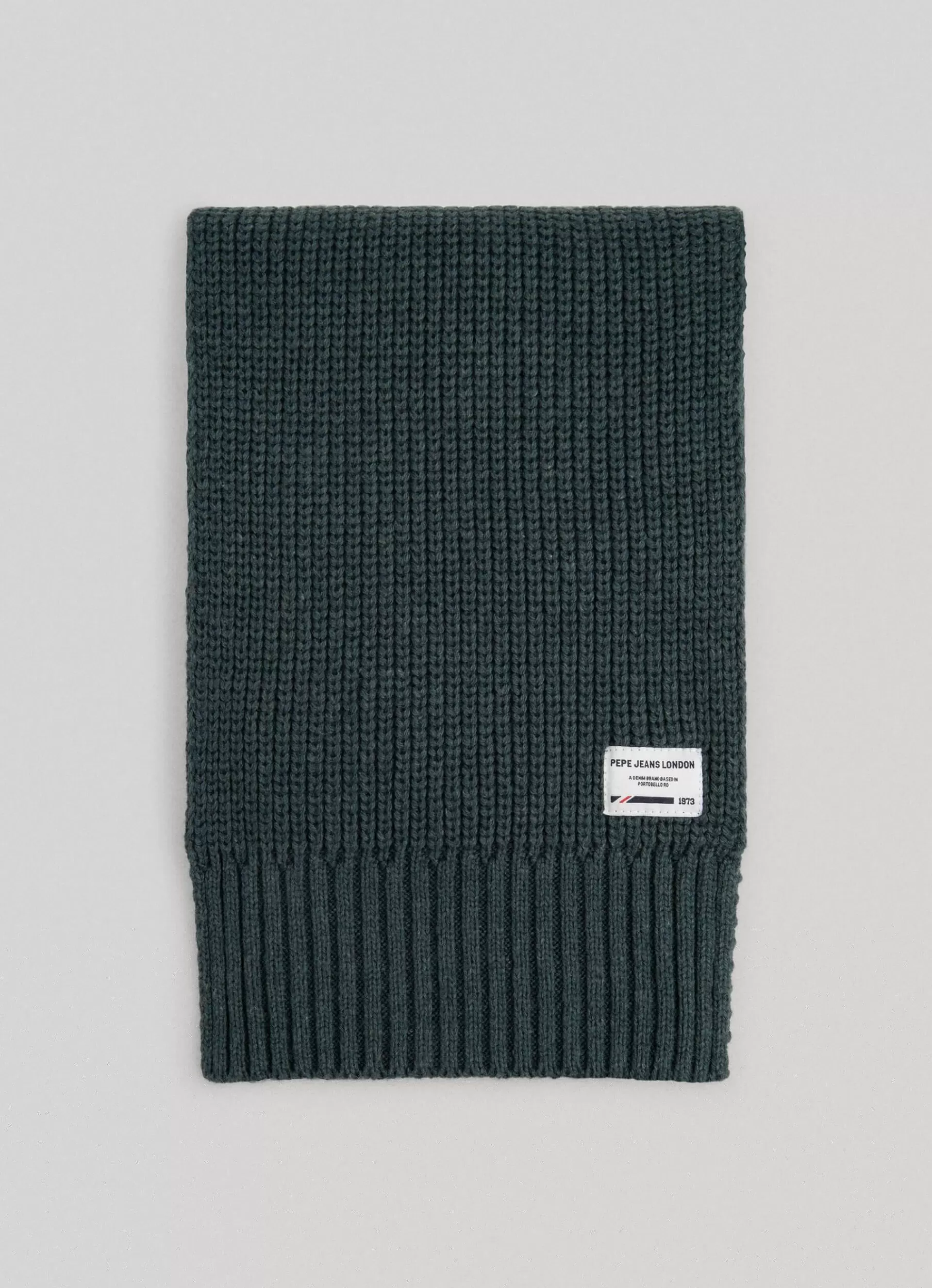 Scarves*Men Pepe Jeans RIBBED KNIT SCARF Regent Green