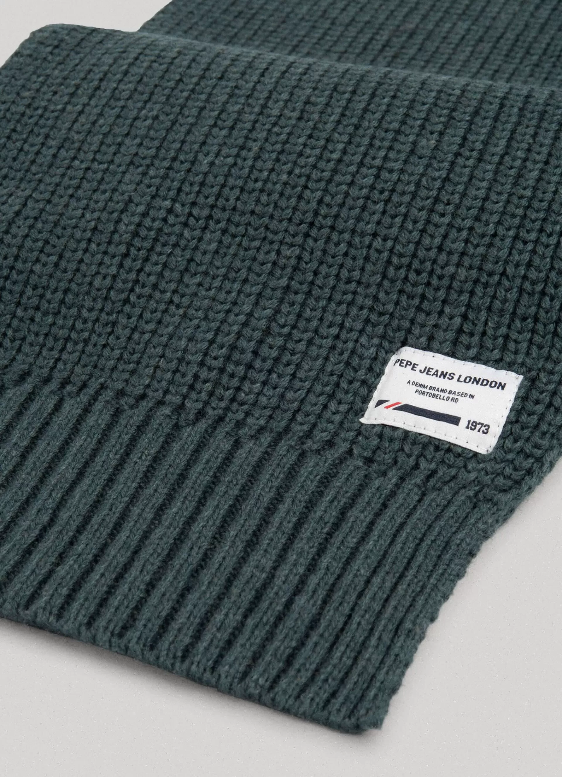 Scarves*Men Pepe Jeans RIBBED KNIT SCARF Regent Green