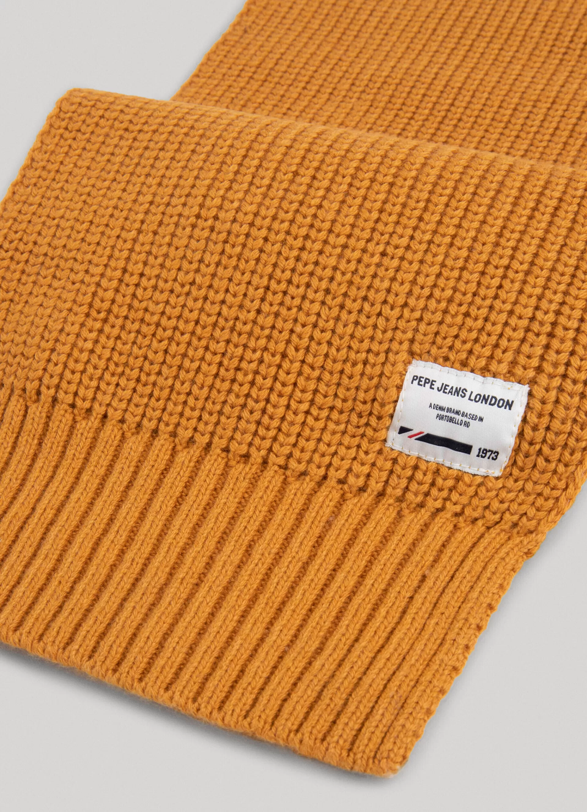 Accessories*KIDS Pepe Jeans RIBBED SCARF Ochre Yellow