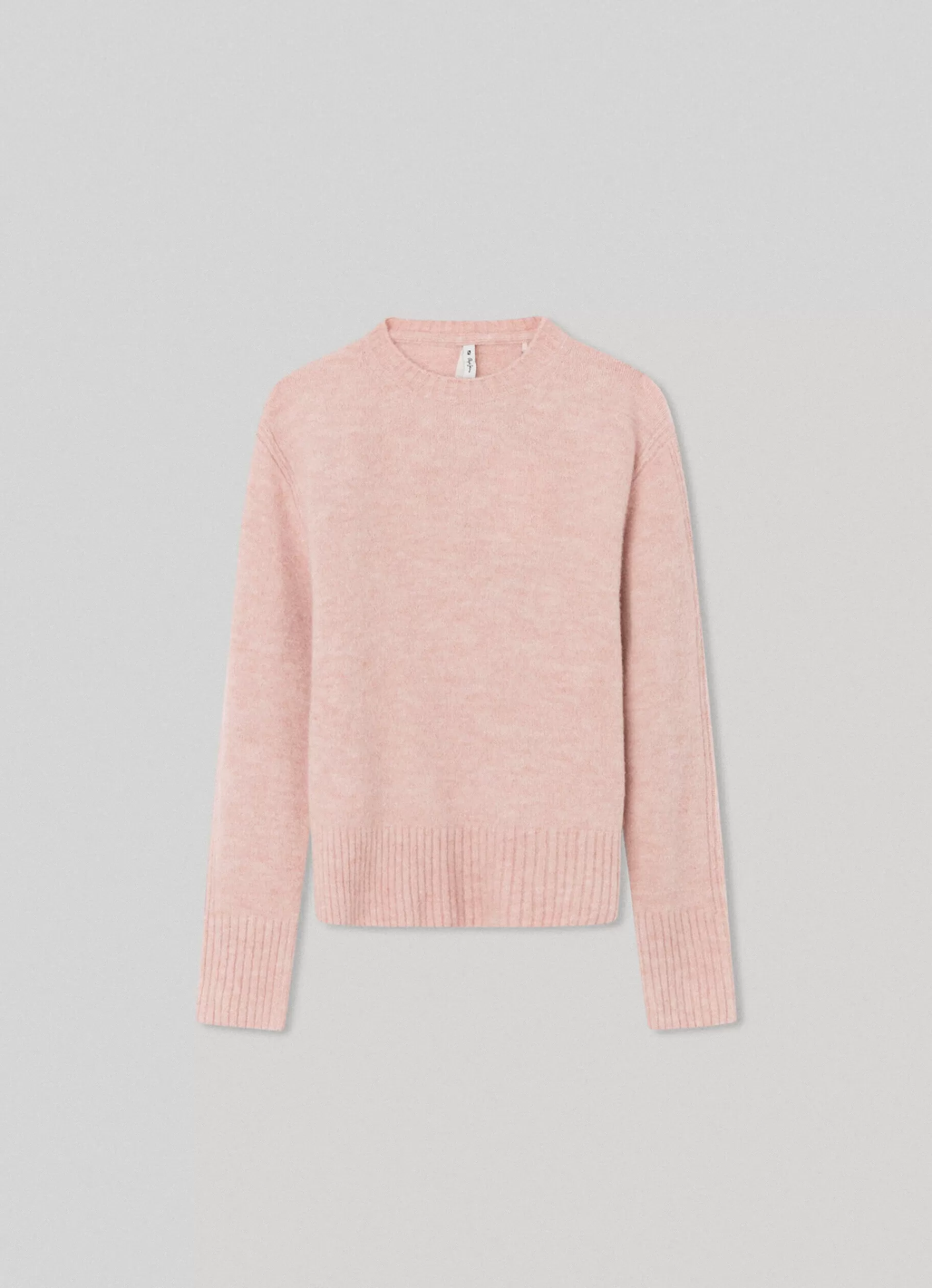 Sweats & Knits*KIDS Pepe Jeans ROUND COLLAR KNIT Ash Rose Pink