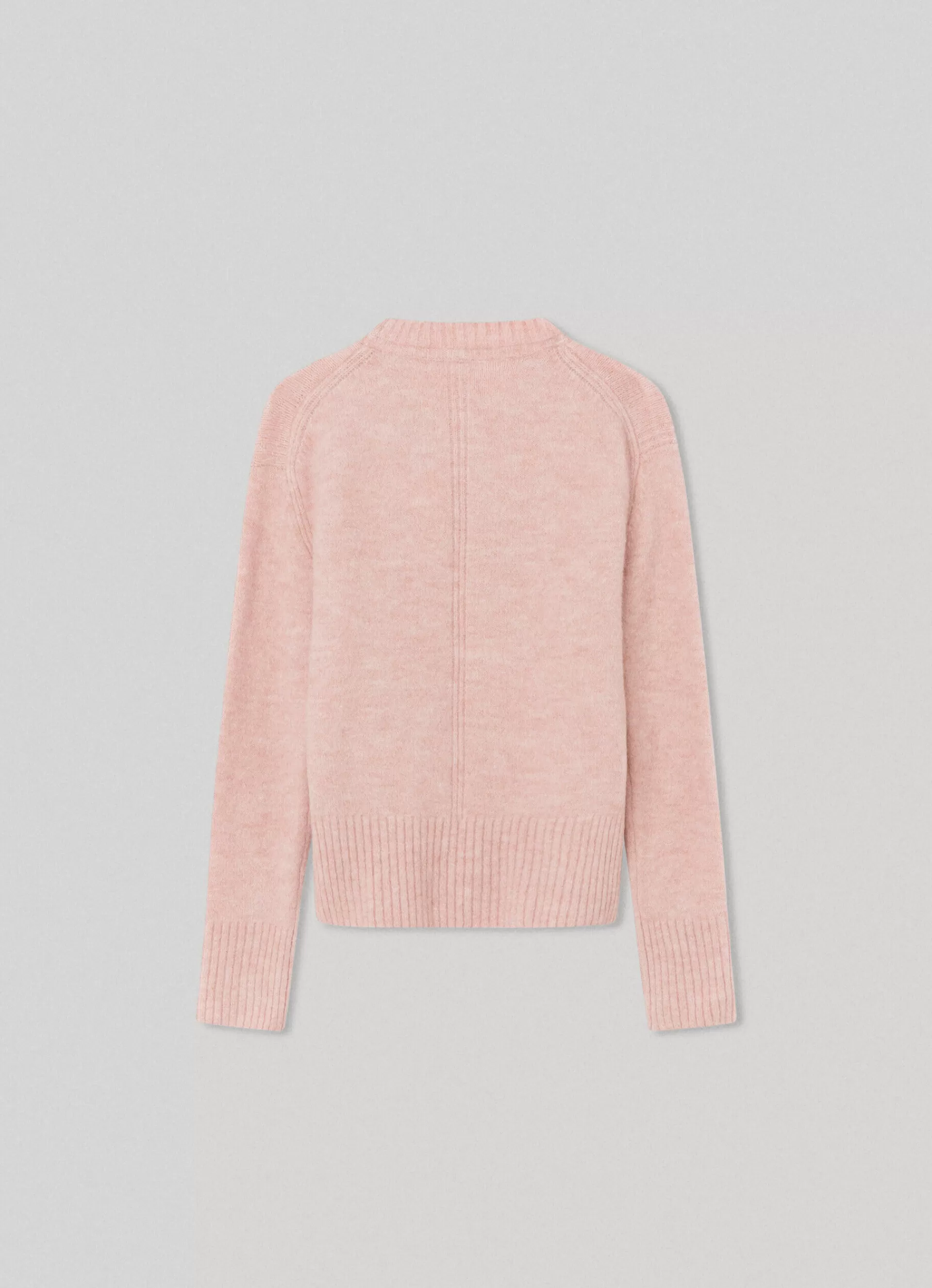 Sweats & Knits*KIDS Pepe Jeans ROUND COLLAR KNIT Ash Rose Pink