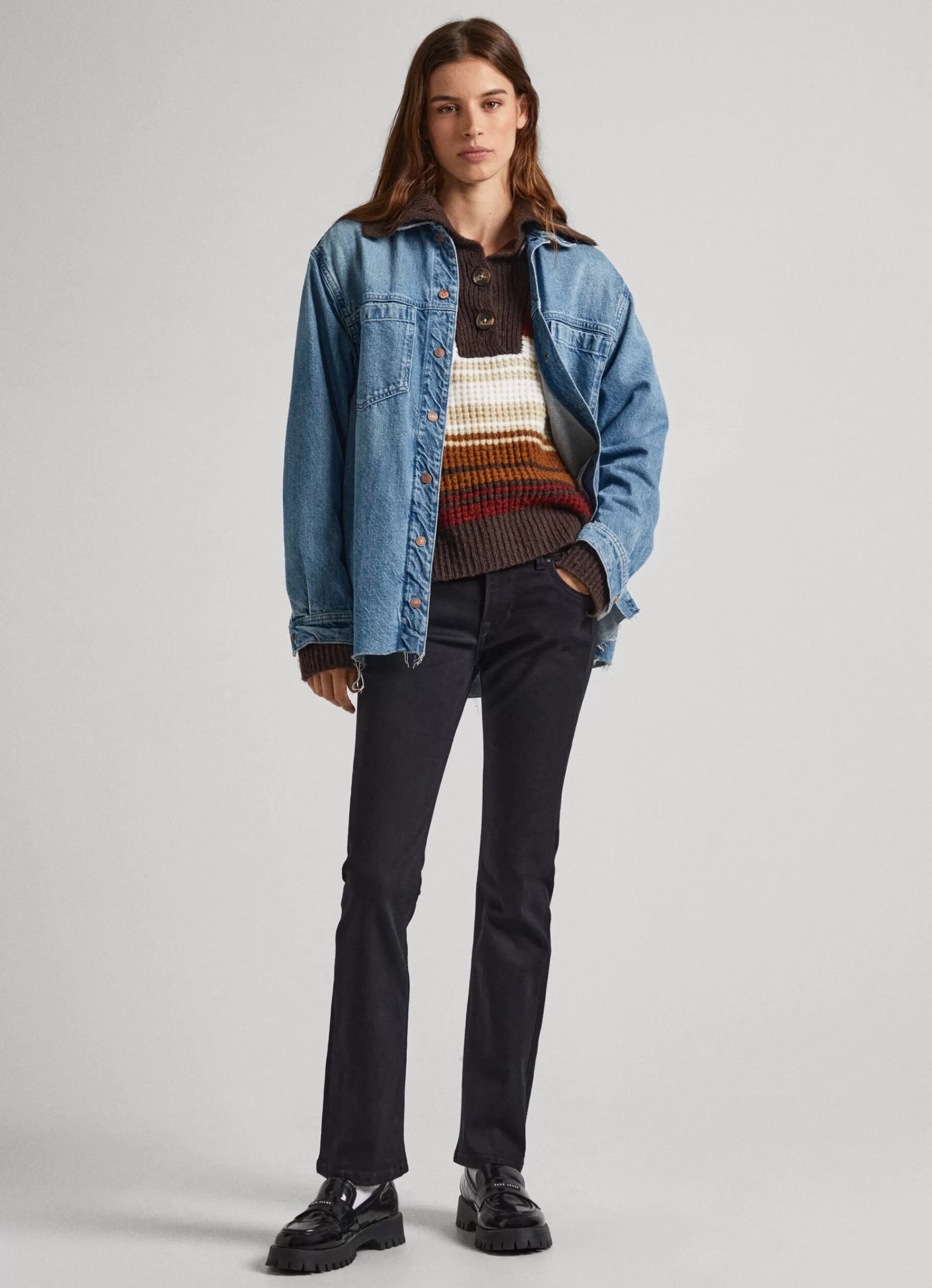 Straight | Jeans*Women Pepe Jeans SATURN REGULAR FIT MID-RISE JEANS Denim