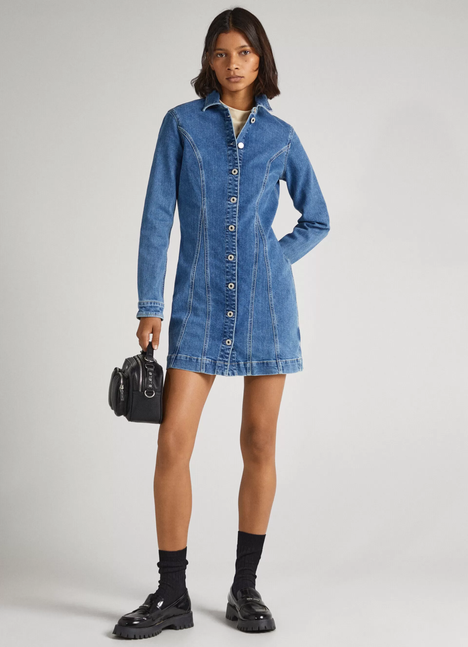 Dresses & Jumpsuits*Women Pepe Jeans SLIM FIT DRESS Denim