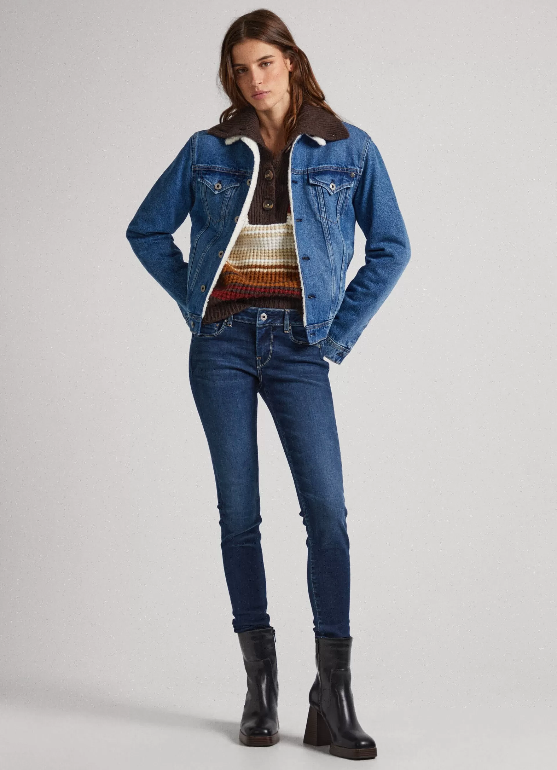 Skinny | Jeans*Women Pepe Jeans SOHO SKINNY FIT MID-RISE JEANS Denim