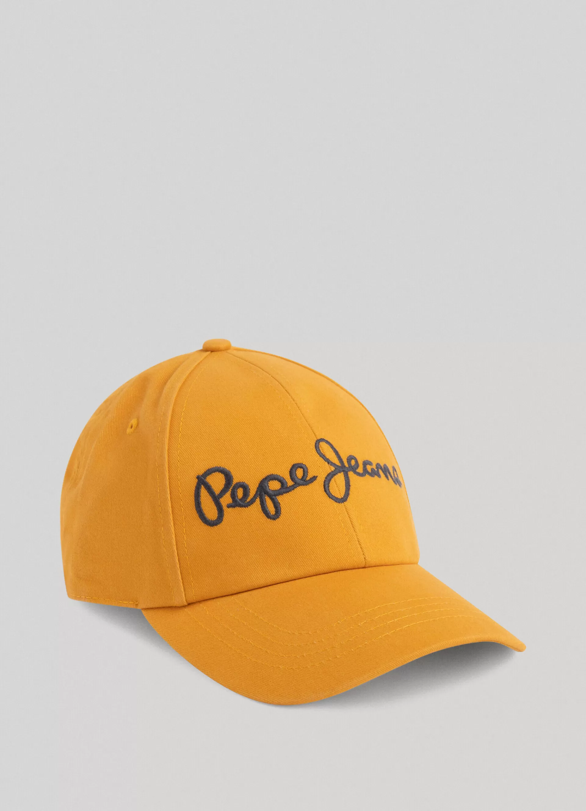 Accessories*KIDS Pepe Jeans SOLID COLOUR CAP WITH EMBROIDERED LOGO Ochre Yellow