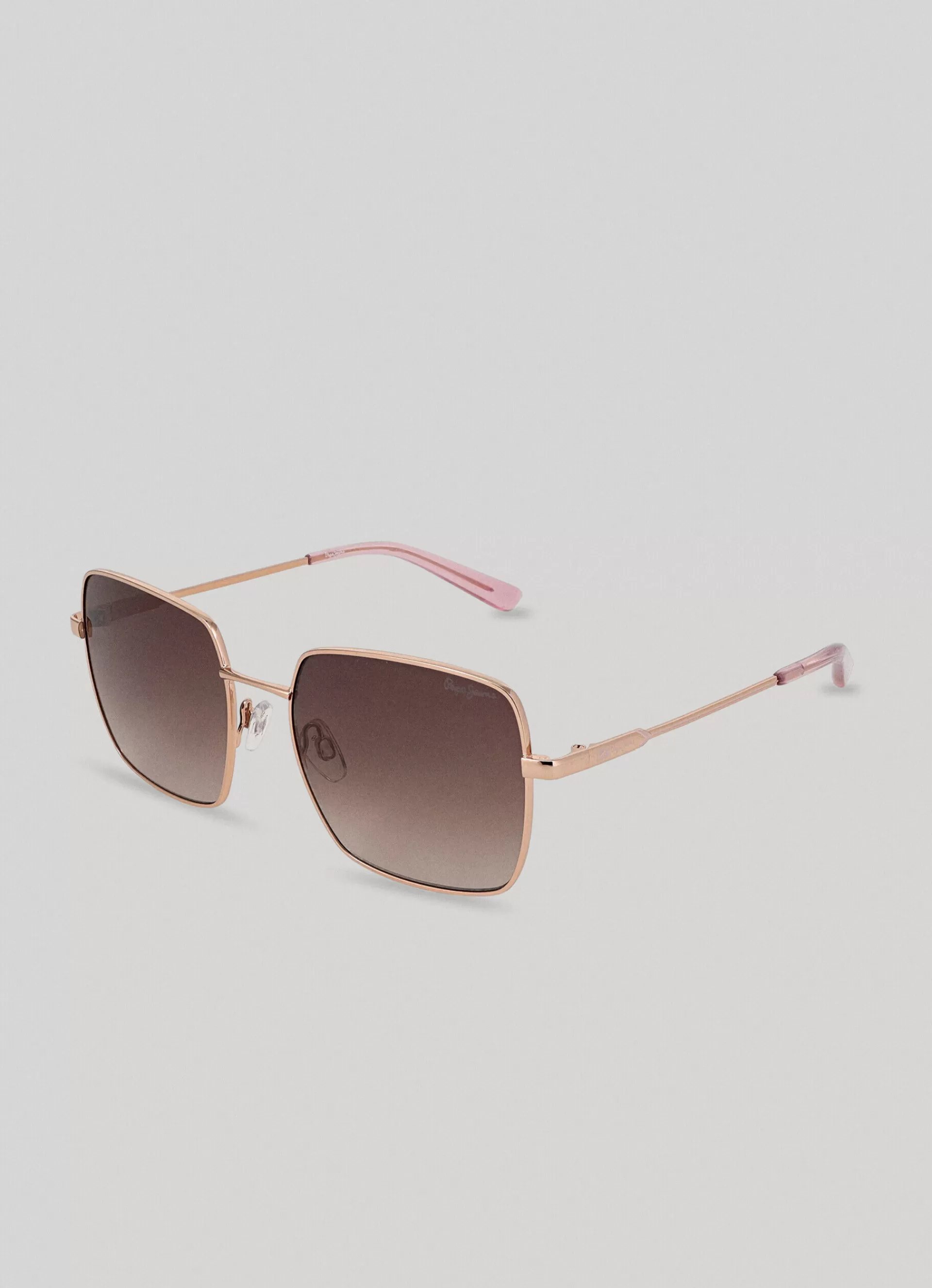 Sunglasses*Women Pepe Jeans SQUARE SUNGLASSES Bright Rose Pink