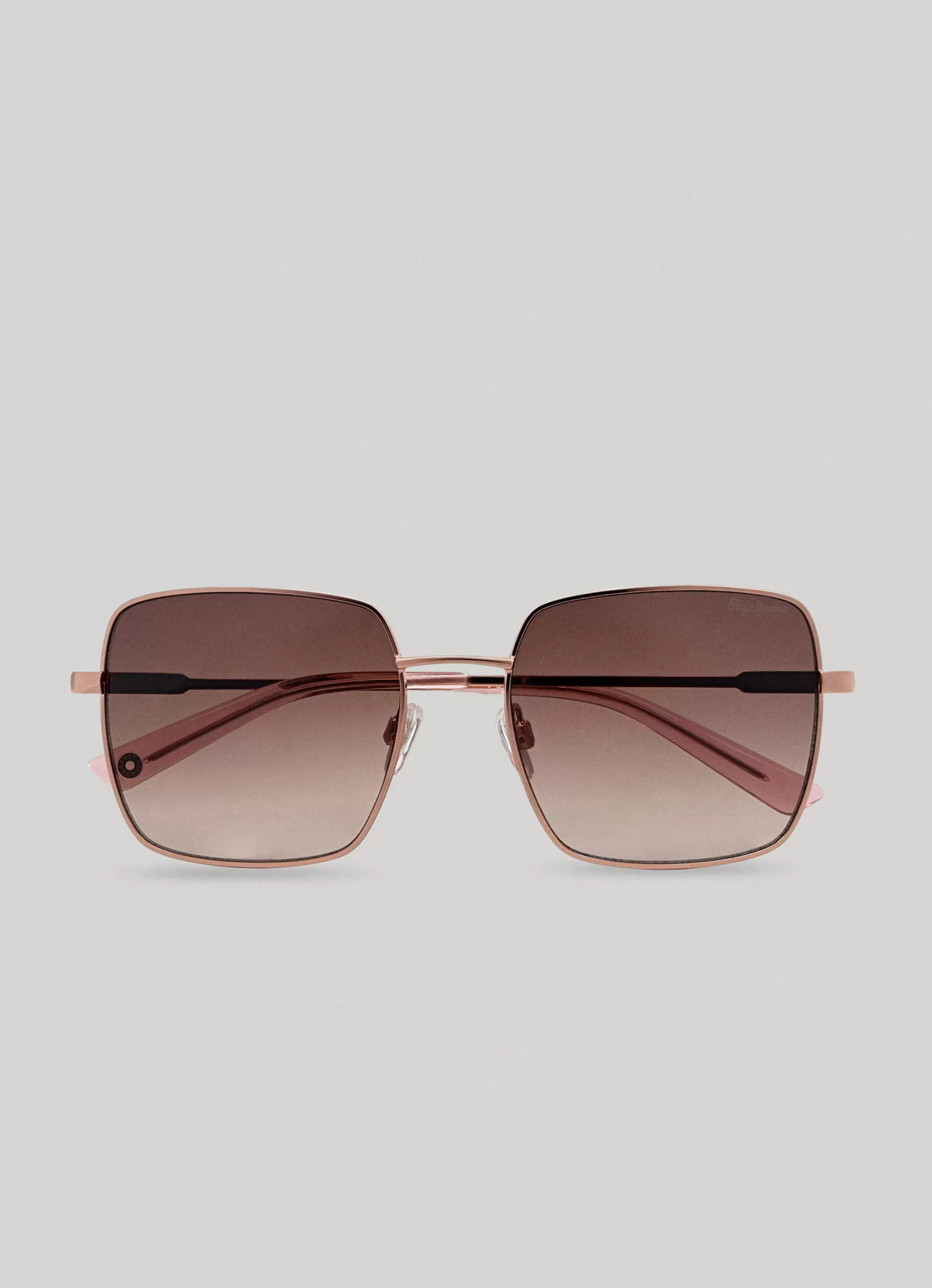 Sunglasses*Women Pepe Jeans SQUARE SUNGLASSES Bright Rose Pink