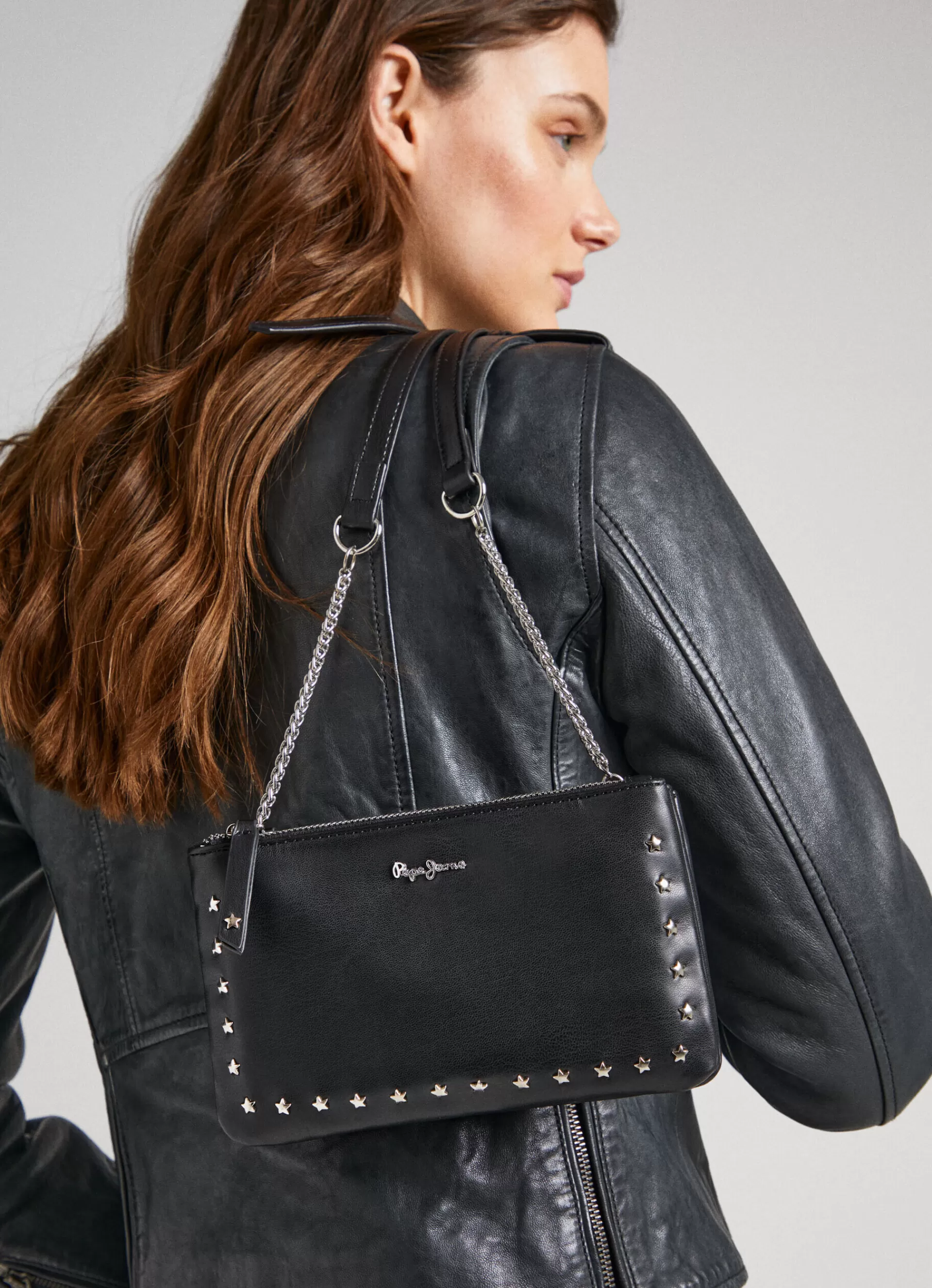 Bags & Backpacks*Women Pepe Jeans STAR HANDBAG Black